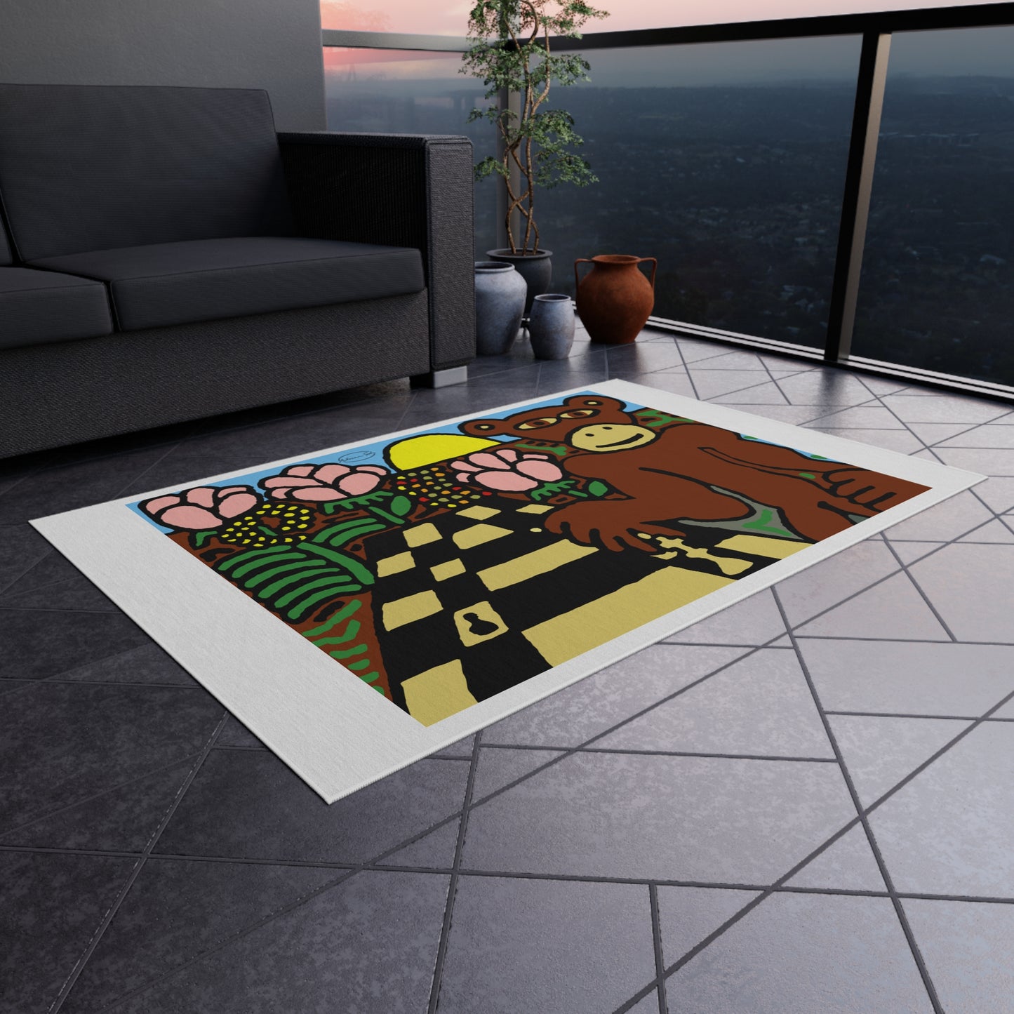 The supreme strategist — Outdoor Rug