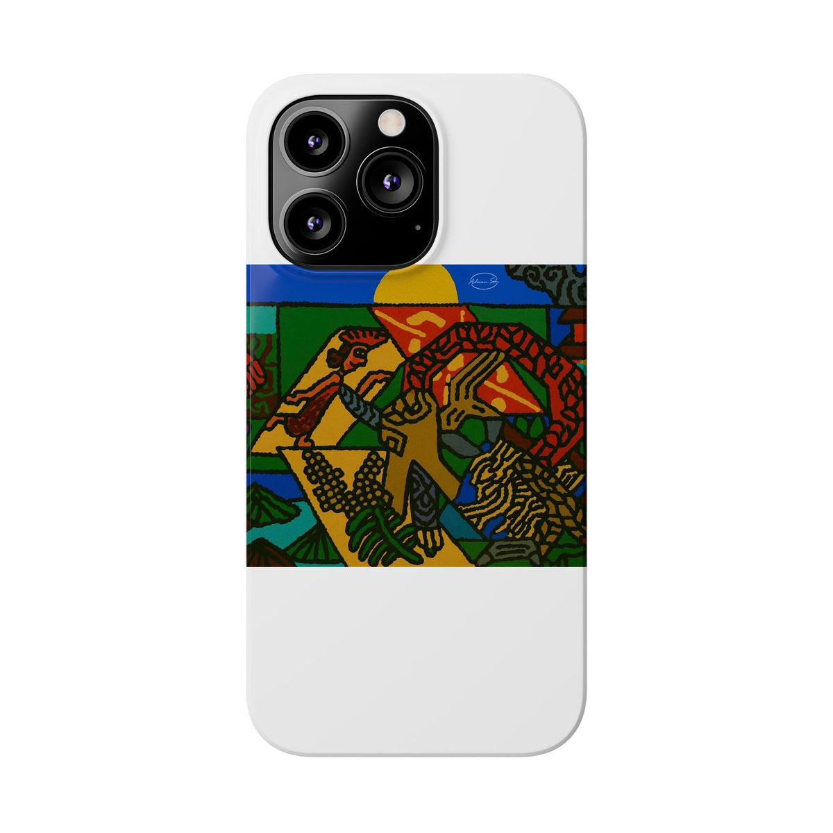 Drawing your own destiny Slim Phone Case