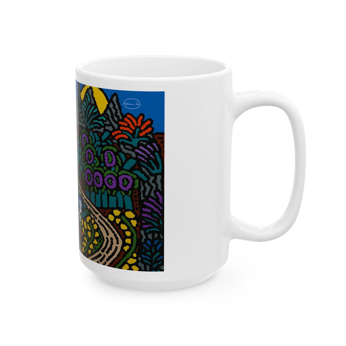 Going to the valley of hope and prosperity Ceramic Mug