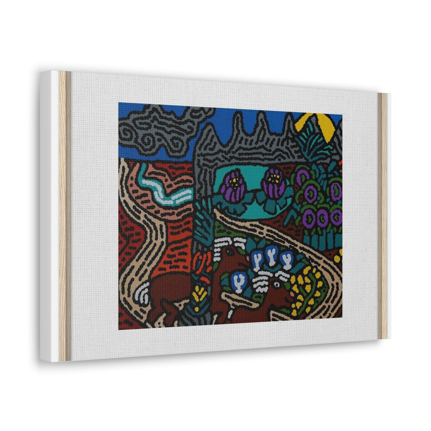 Road to a Sanctuary and Oasis Canvas (Small)