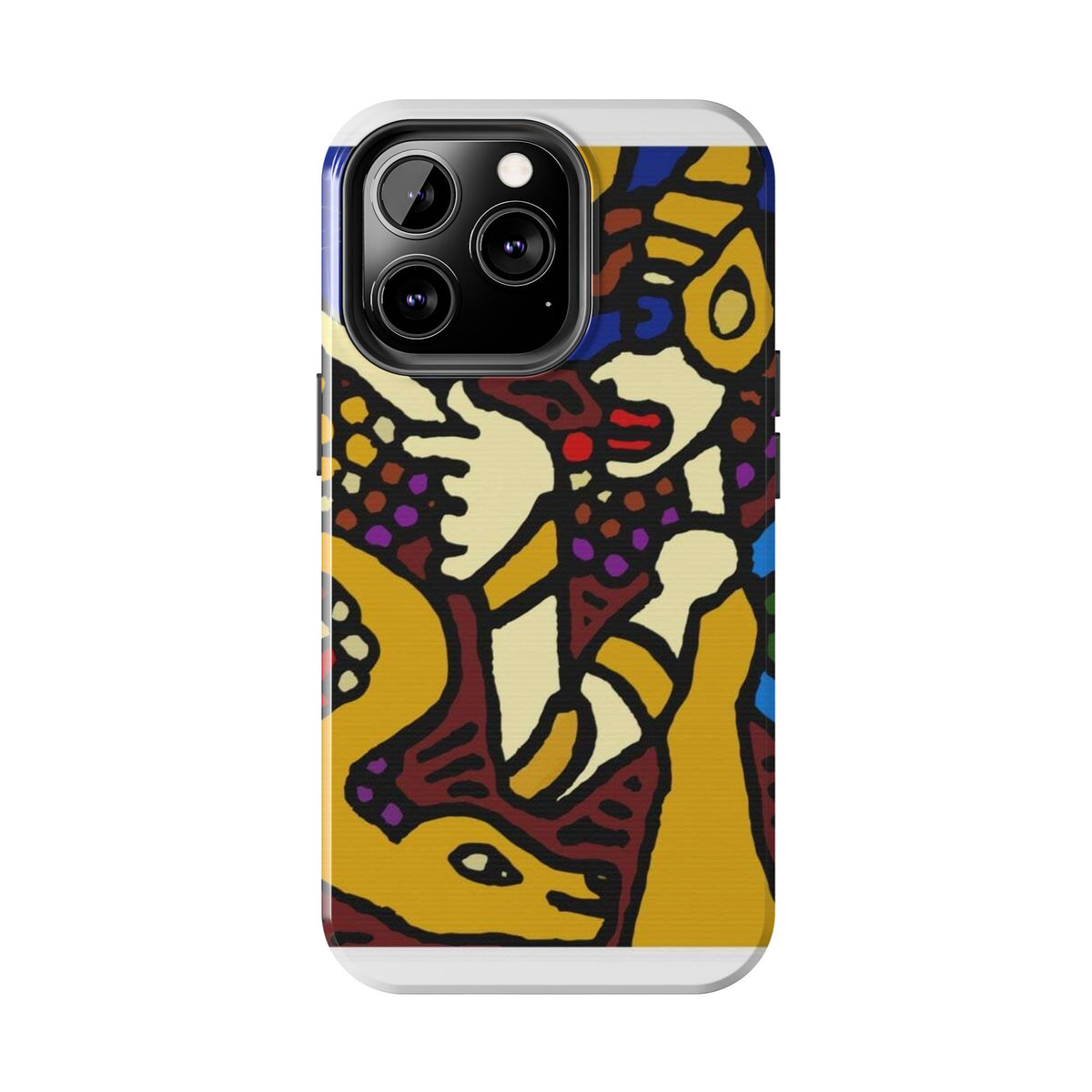 The golden snake being blessed by the fairy Tough Phone Case