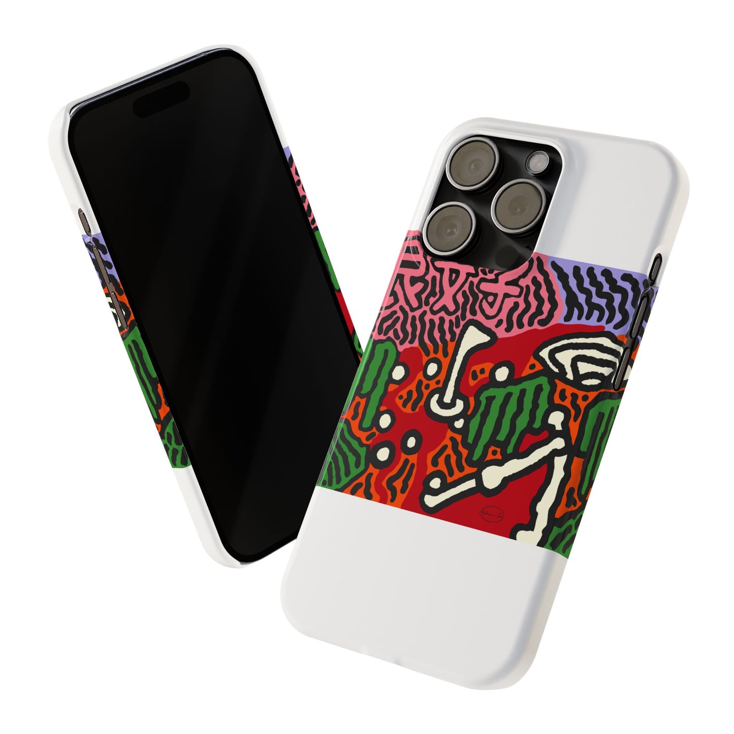 Hitting holes in one throughout life Slim Phone Case