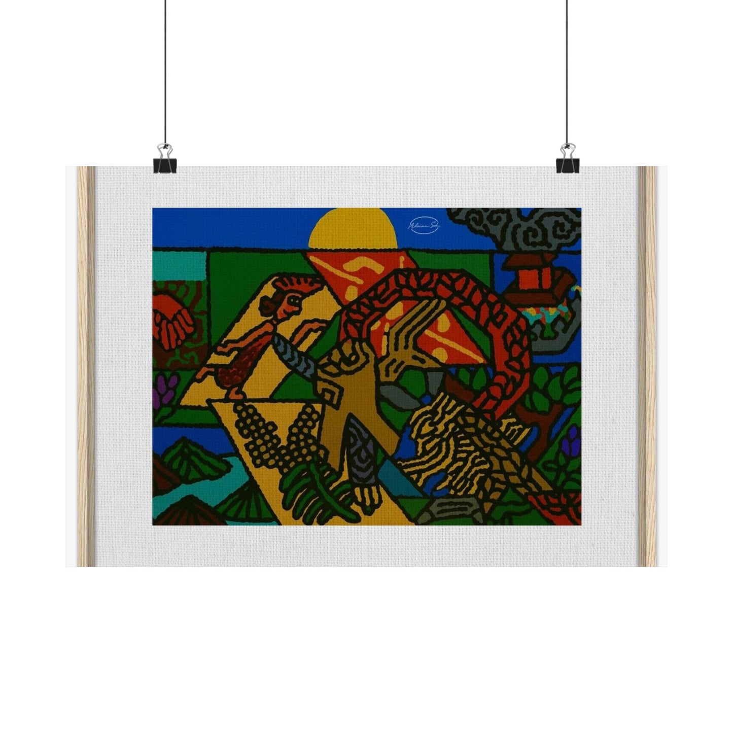 Drawing your own destiny Matte Poster Horizontal (Small)