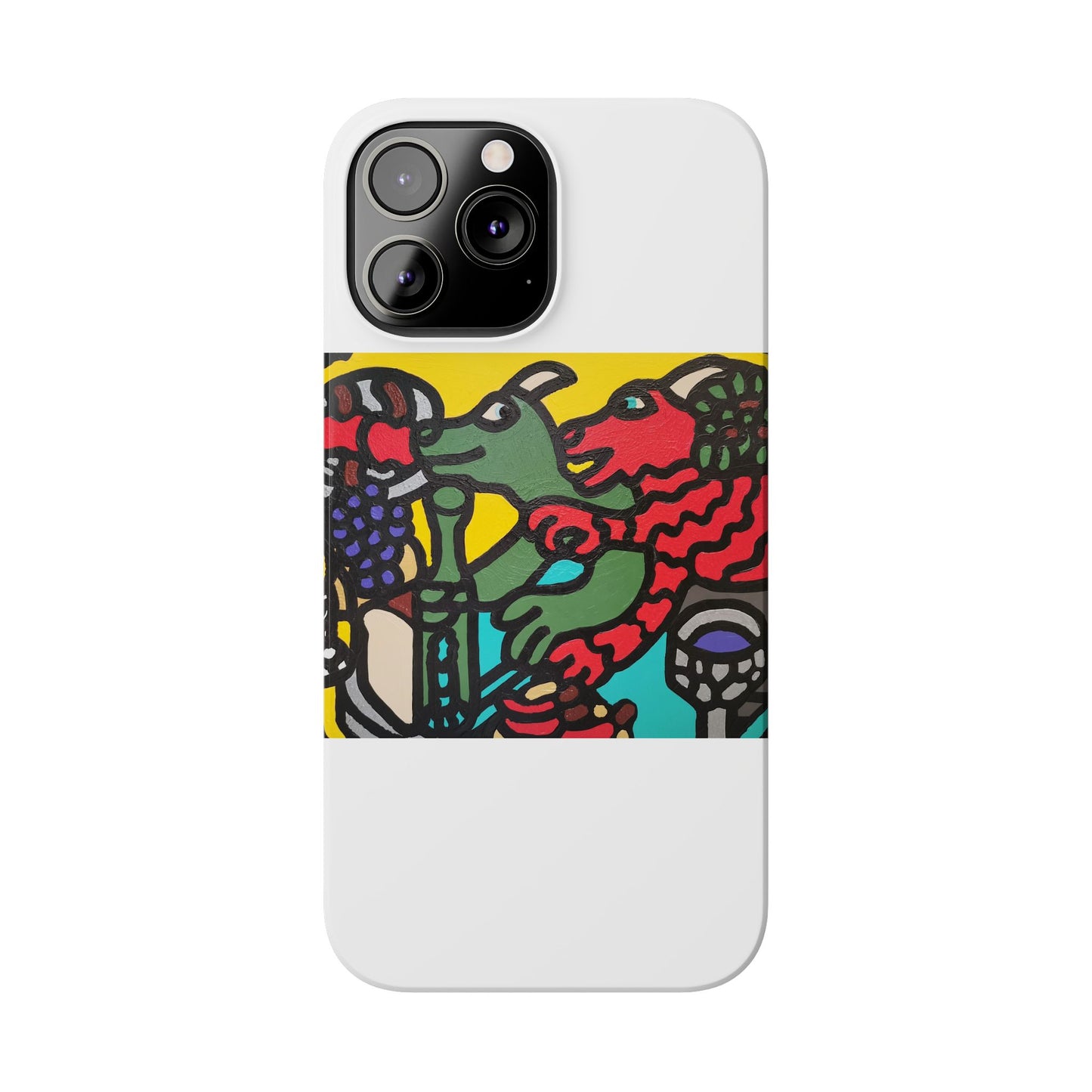 Enjoying our companionship Slim Phone Case