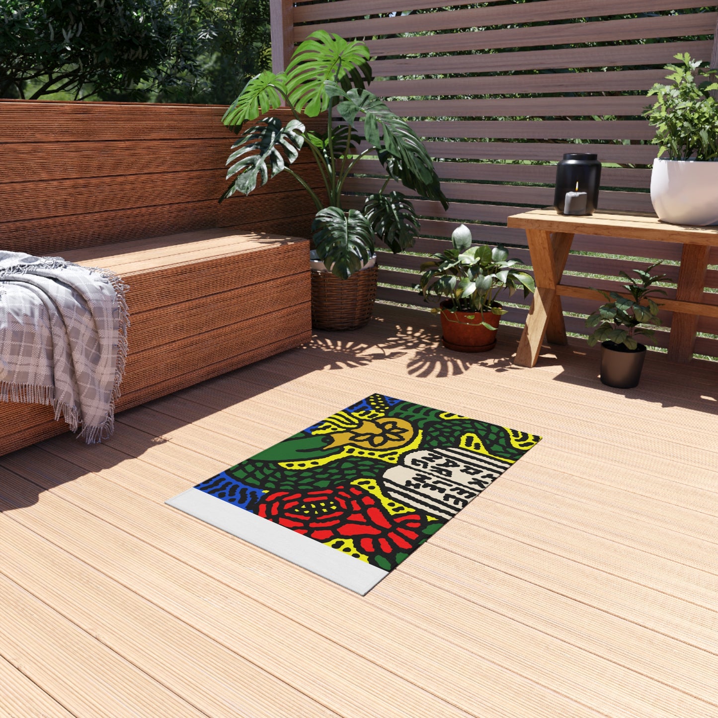 Shining a light on knowledge — Outdoor Rug