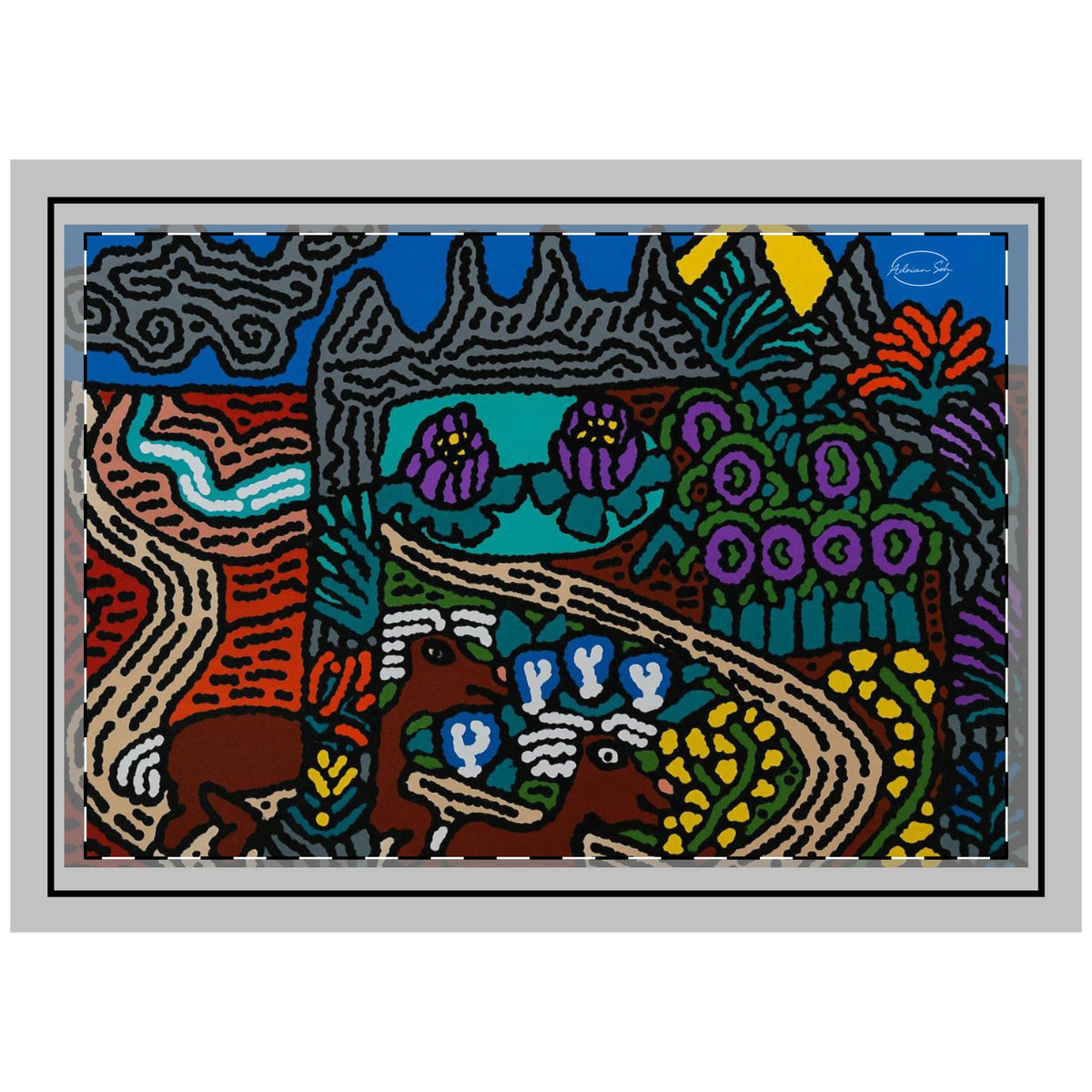 Going to the valley of hope and prosperity — Throw Pillow
