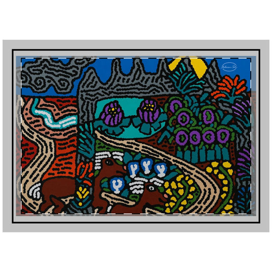 Going to the valley of hope and prosperity — Throw Pillow