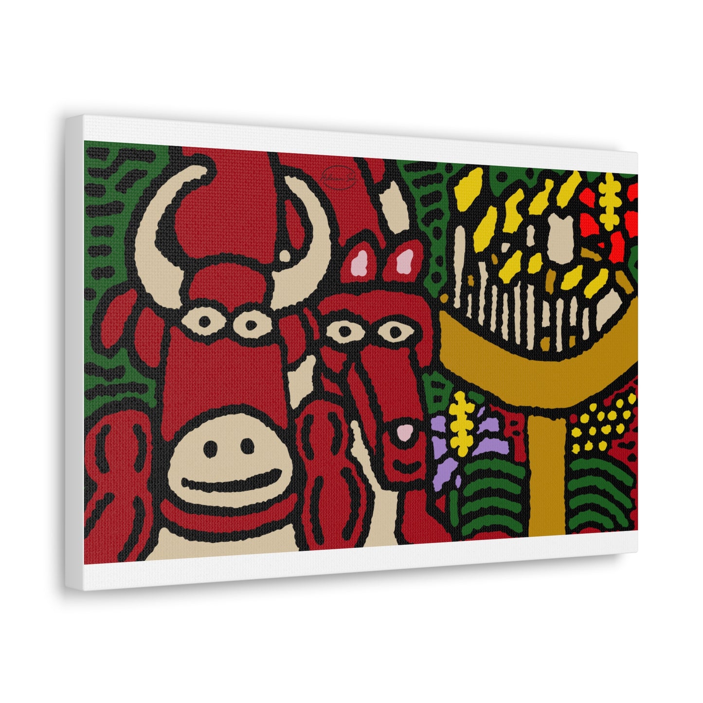 Going blessed by light together Canvas (Small)