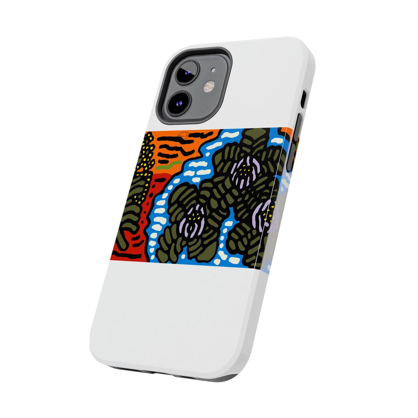 The Sri Lankan water lilies meets the Australian wattle Tough Phone Case