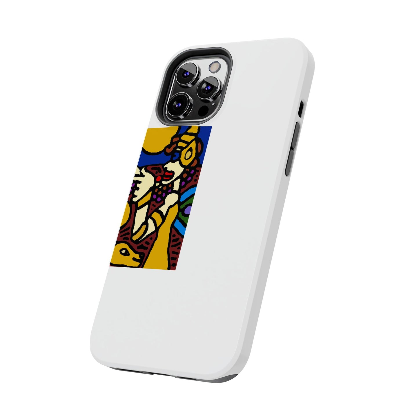 The golden snake being blessed by the fairy Tough Phone Case