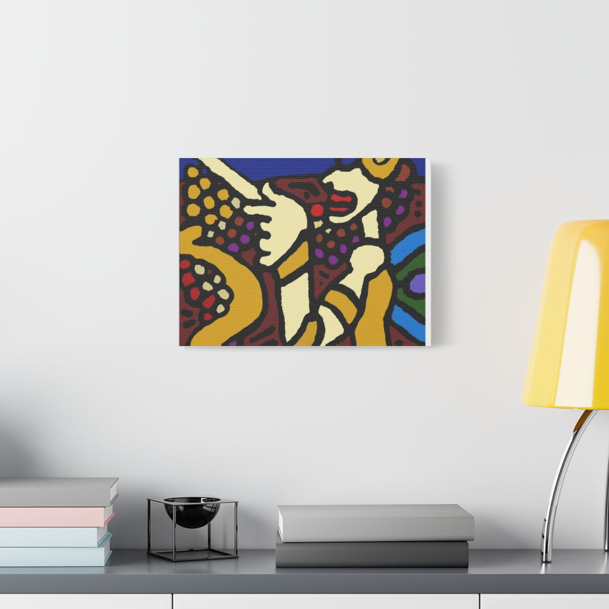 The golden snake being blessed by the fairy Canvas (Small)