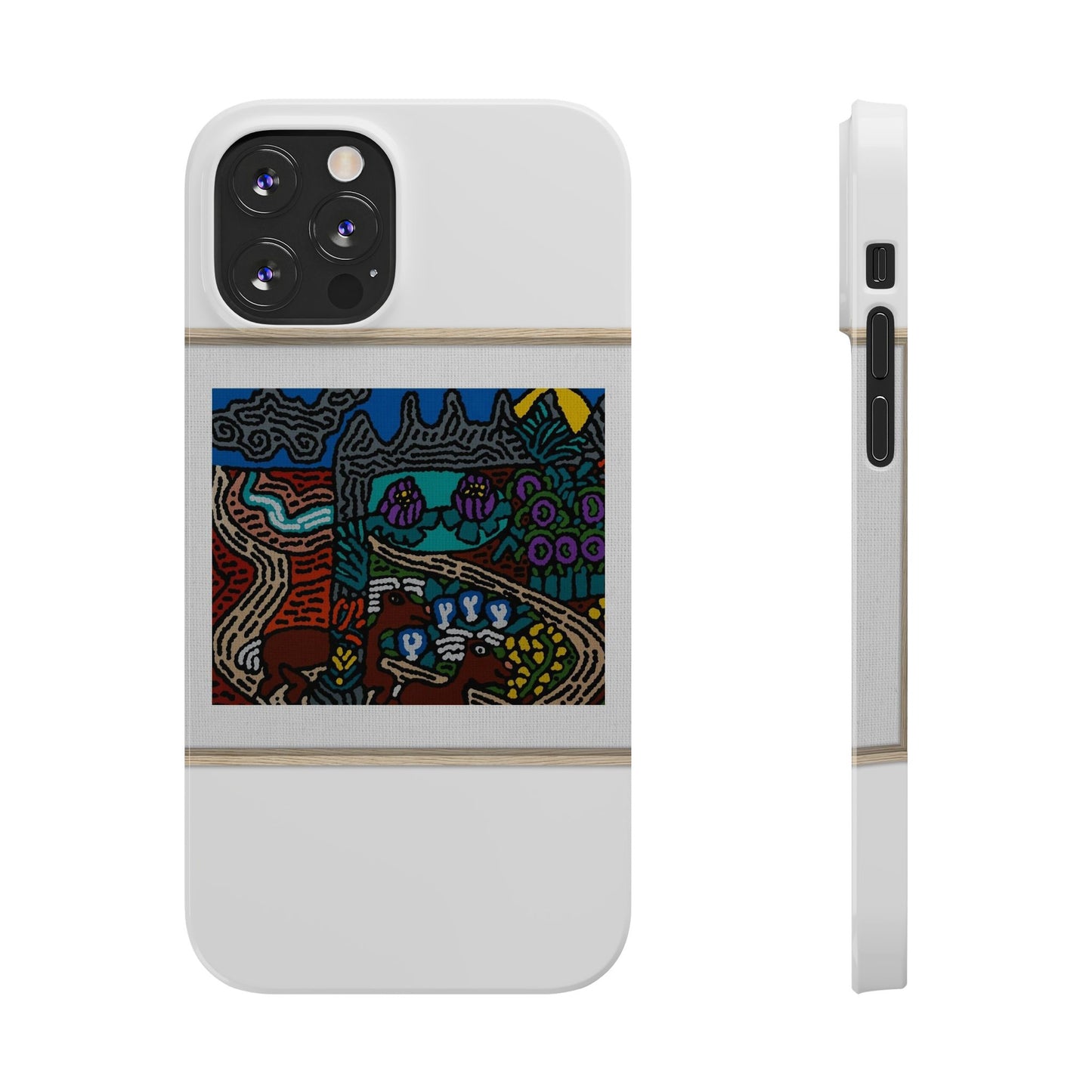 Road to a Sanctuary and Oasis Slim Phone Case