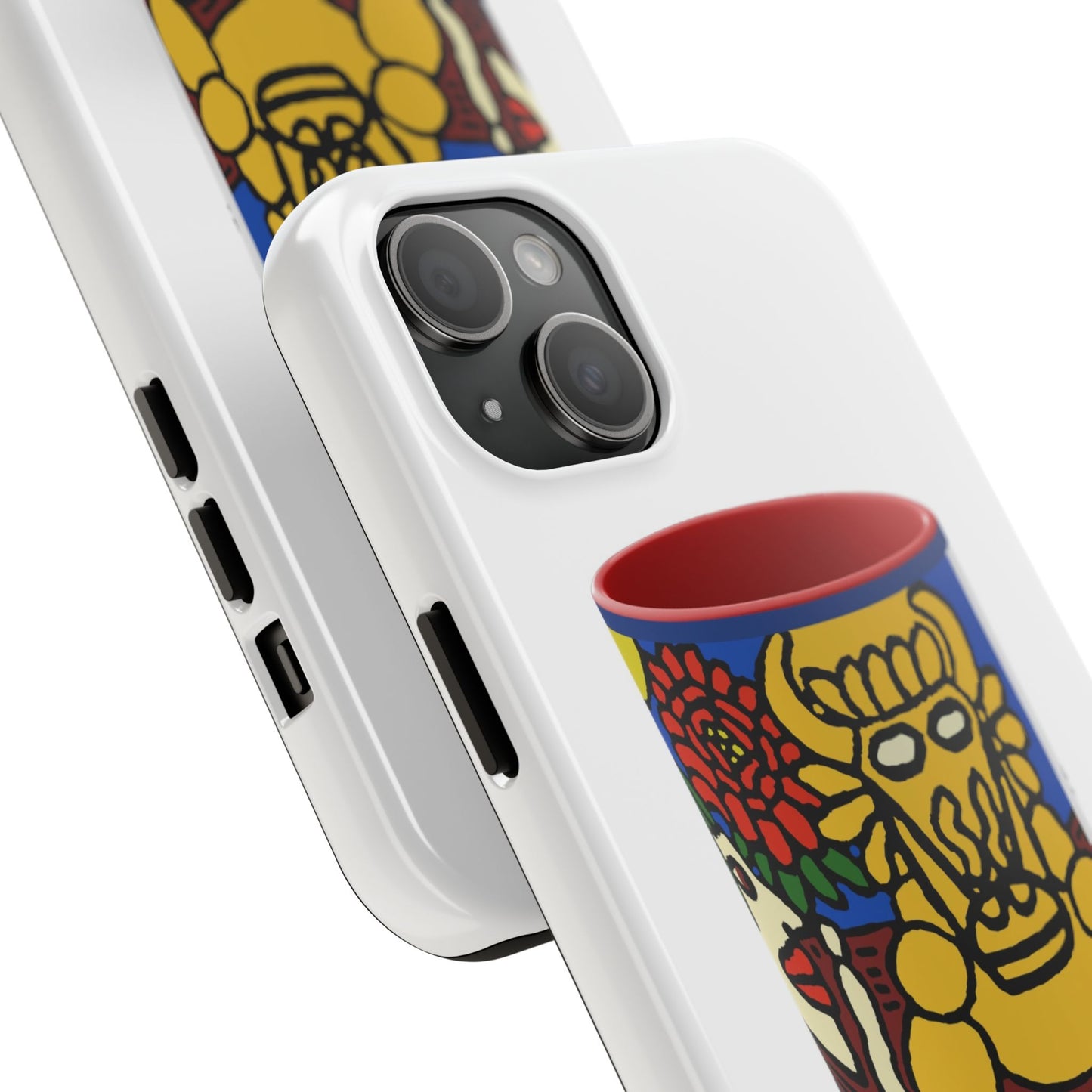 The warrior hailing the mighty golden dragon Tough Phone Case