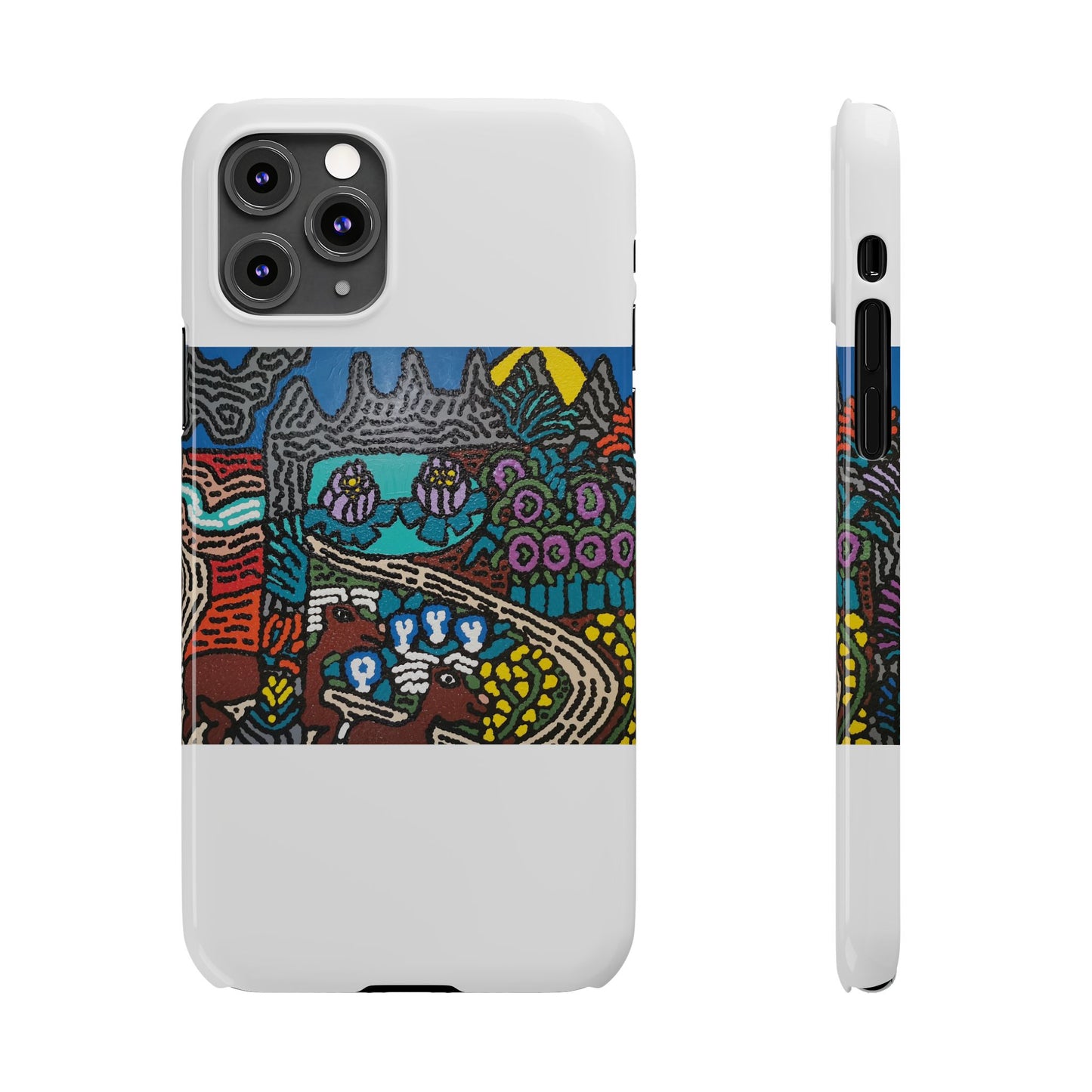 Going to the valley of hope and prosperity Slim Phone Case