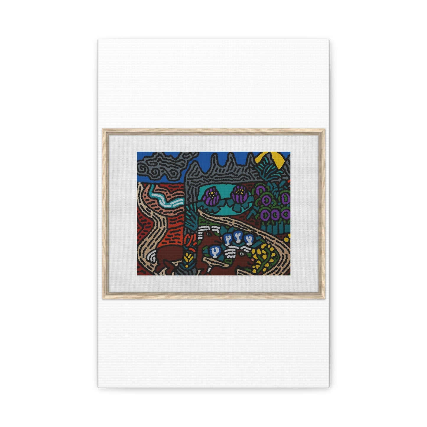 Road to a Sanctuary and Oasis Canvas (Small)