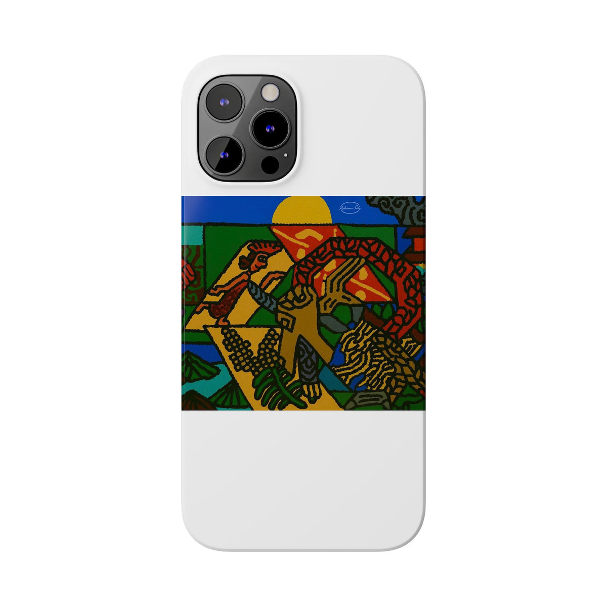 Drawing your own destiny Slim Phone Case