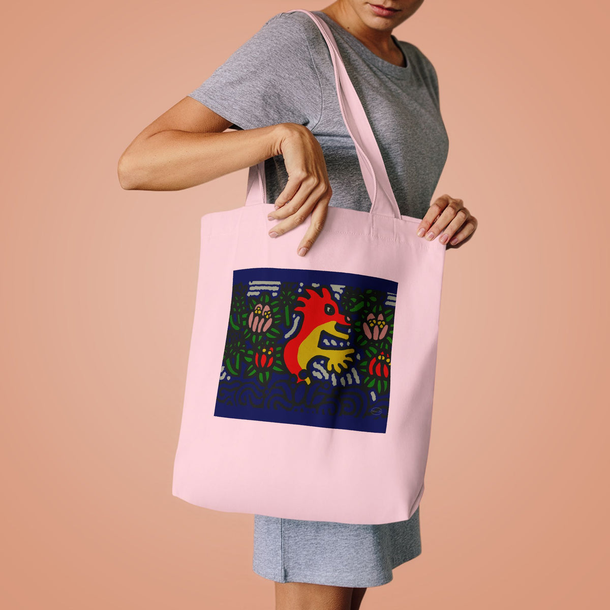 Breaking through the surface of a lotus pond Classic Tote Bag