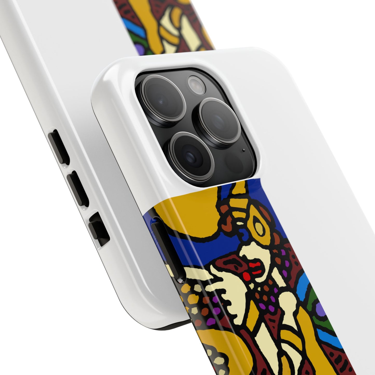 The golden snake being blessed by the fairy Tough Phone Case