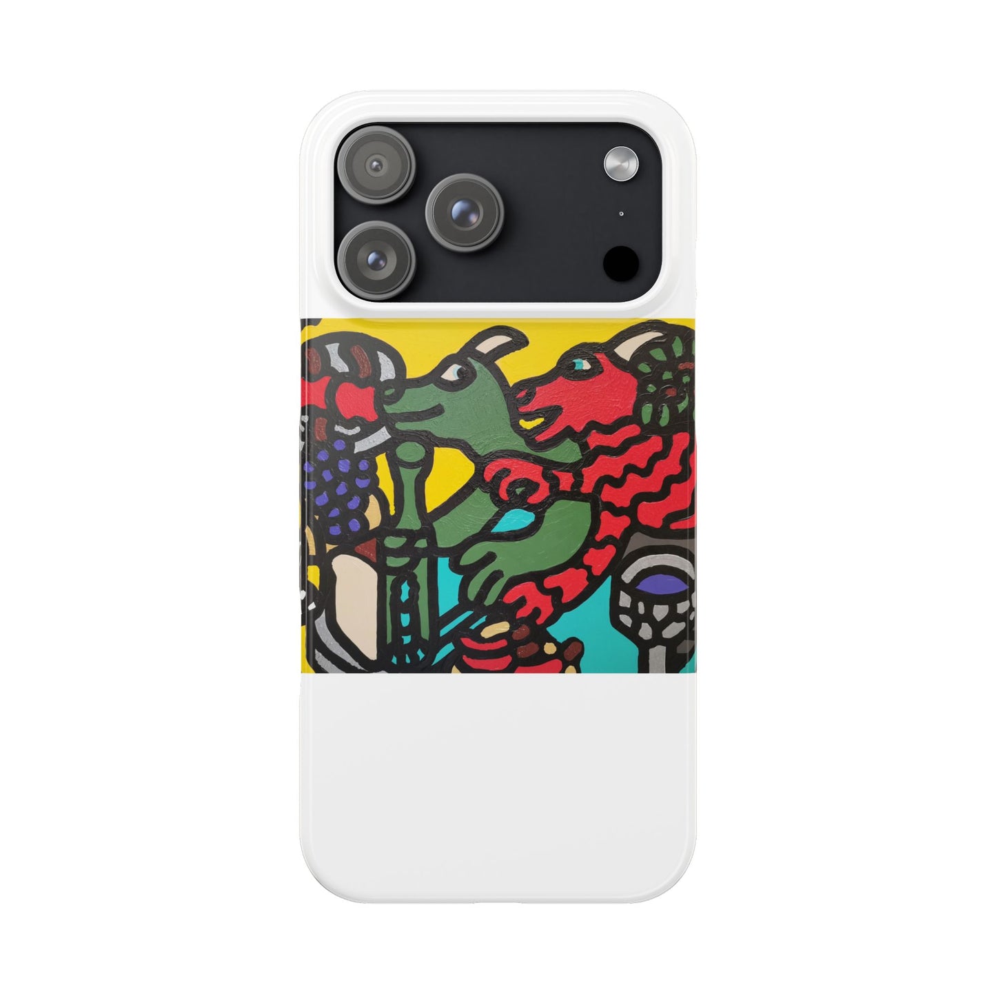 Enjoying our companionship Slim Phone Case
