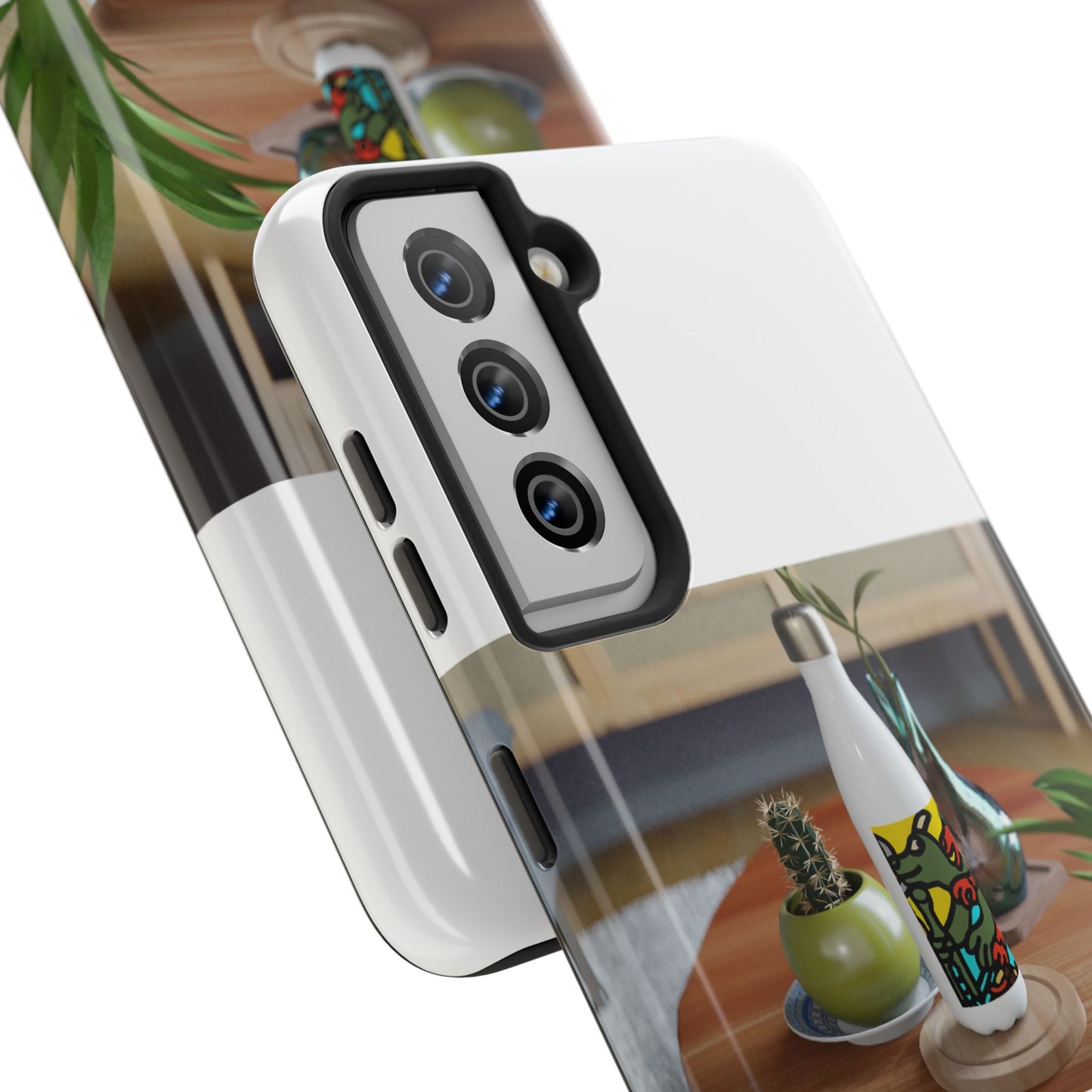 Two dragons enjoying a feast together Tough Phone Case