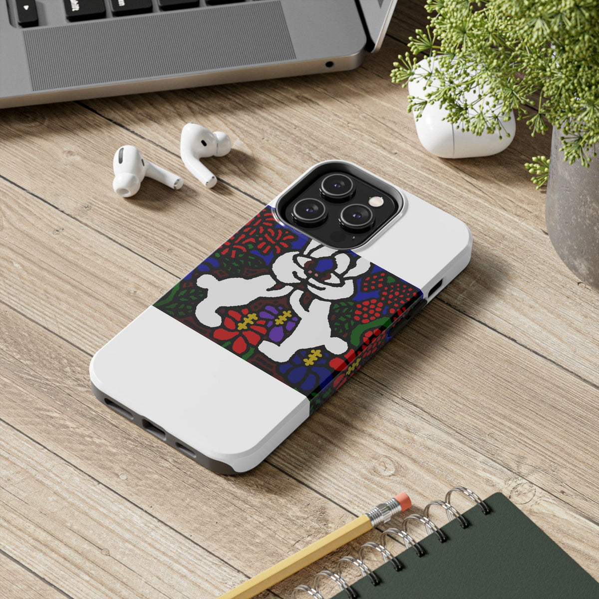 Bunnies in love Tough Phone Case