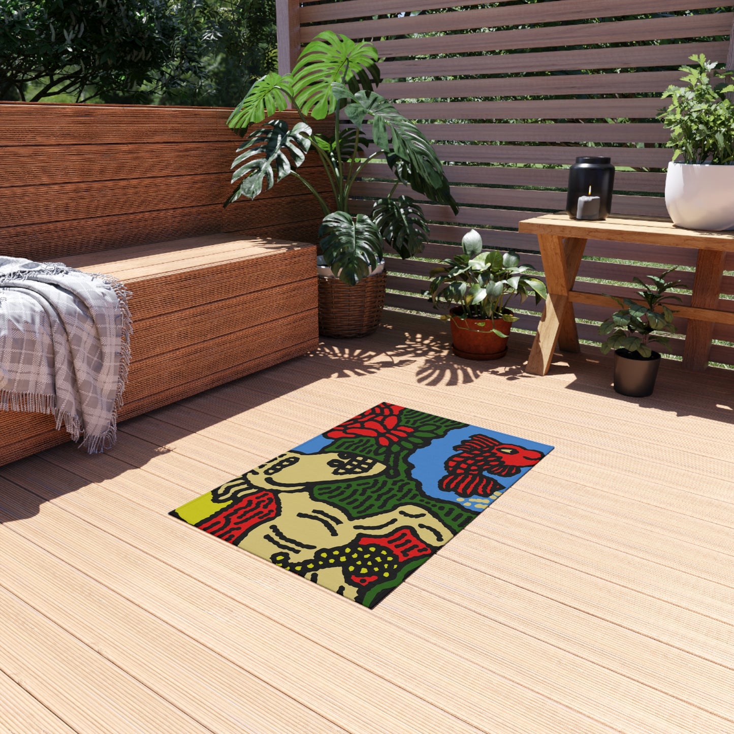 Galloping carefree through life — Outdoor Rug