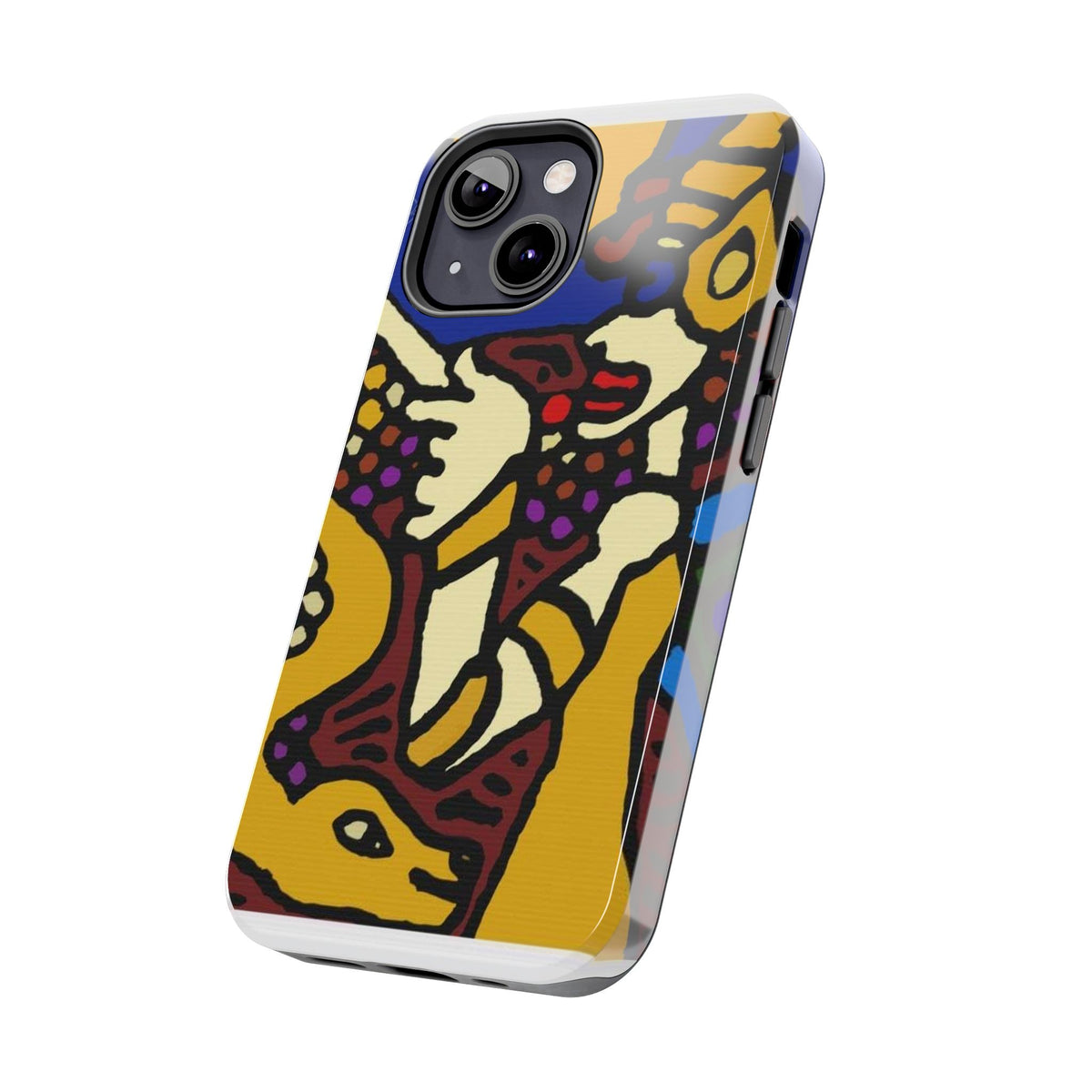 The golden snake being blessed by the fairy Tough Phone Case