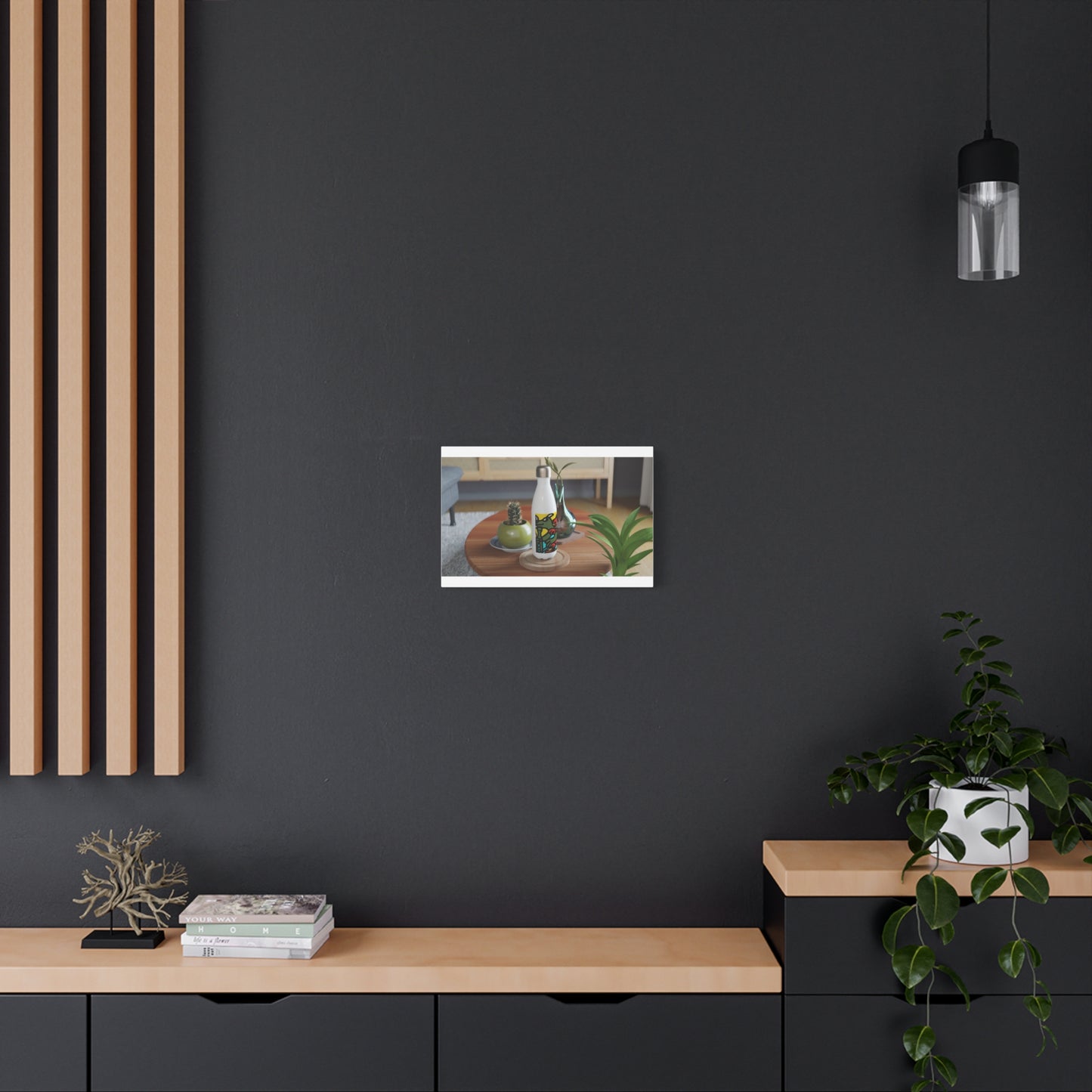 Two dragons enjoying a feast together Canvas (Small)
