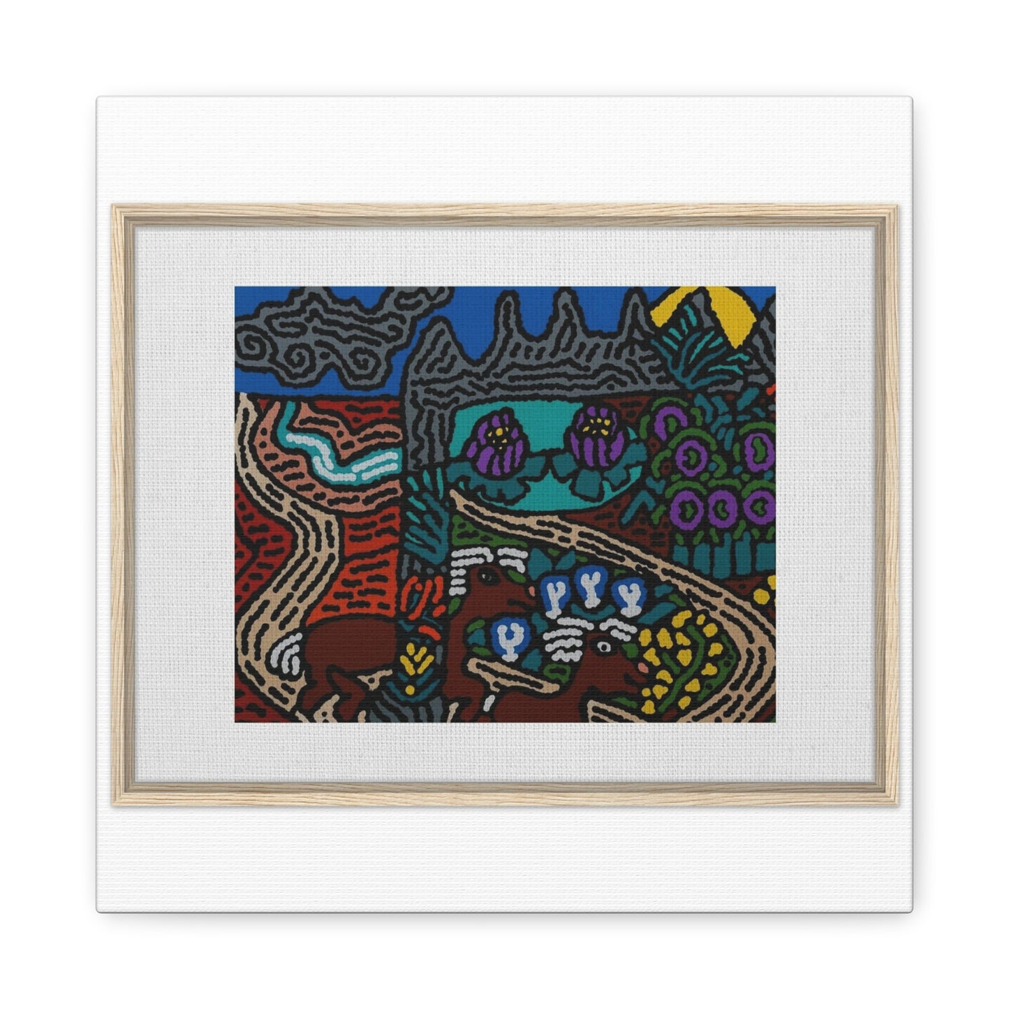 Road to a Sanctuary and Oasis Canvas (Small)