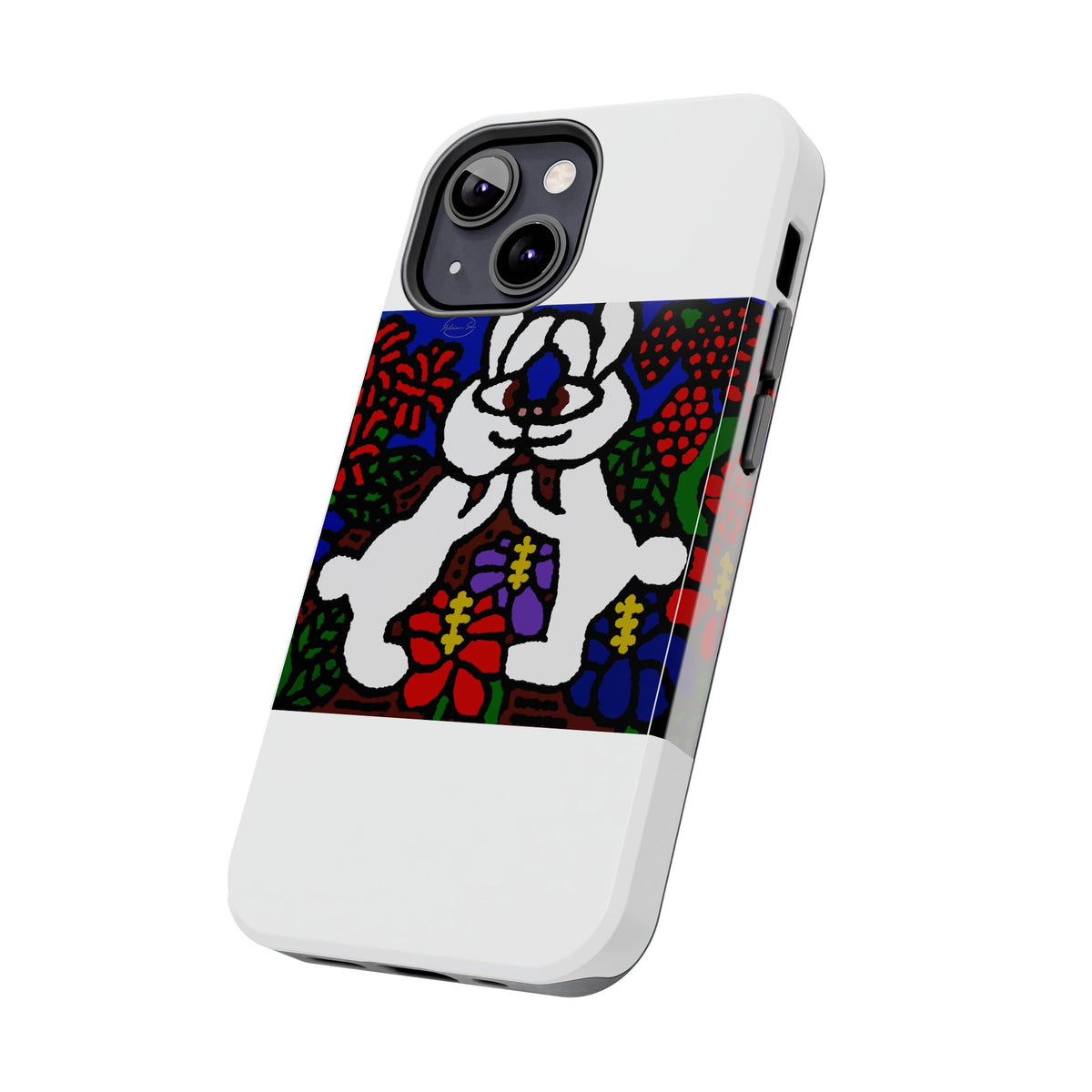 Bunnies in love Tough Phone Case