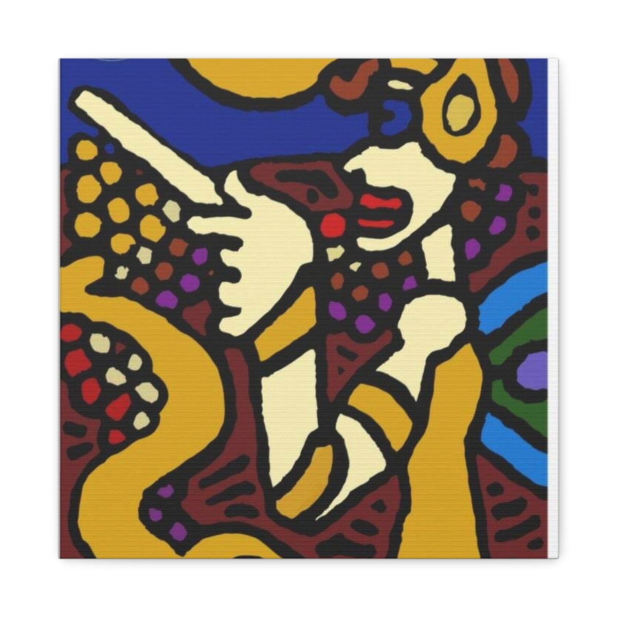 The golden snake being blessed by the fairy Canvas (Small)
