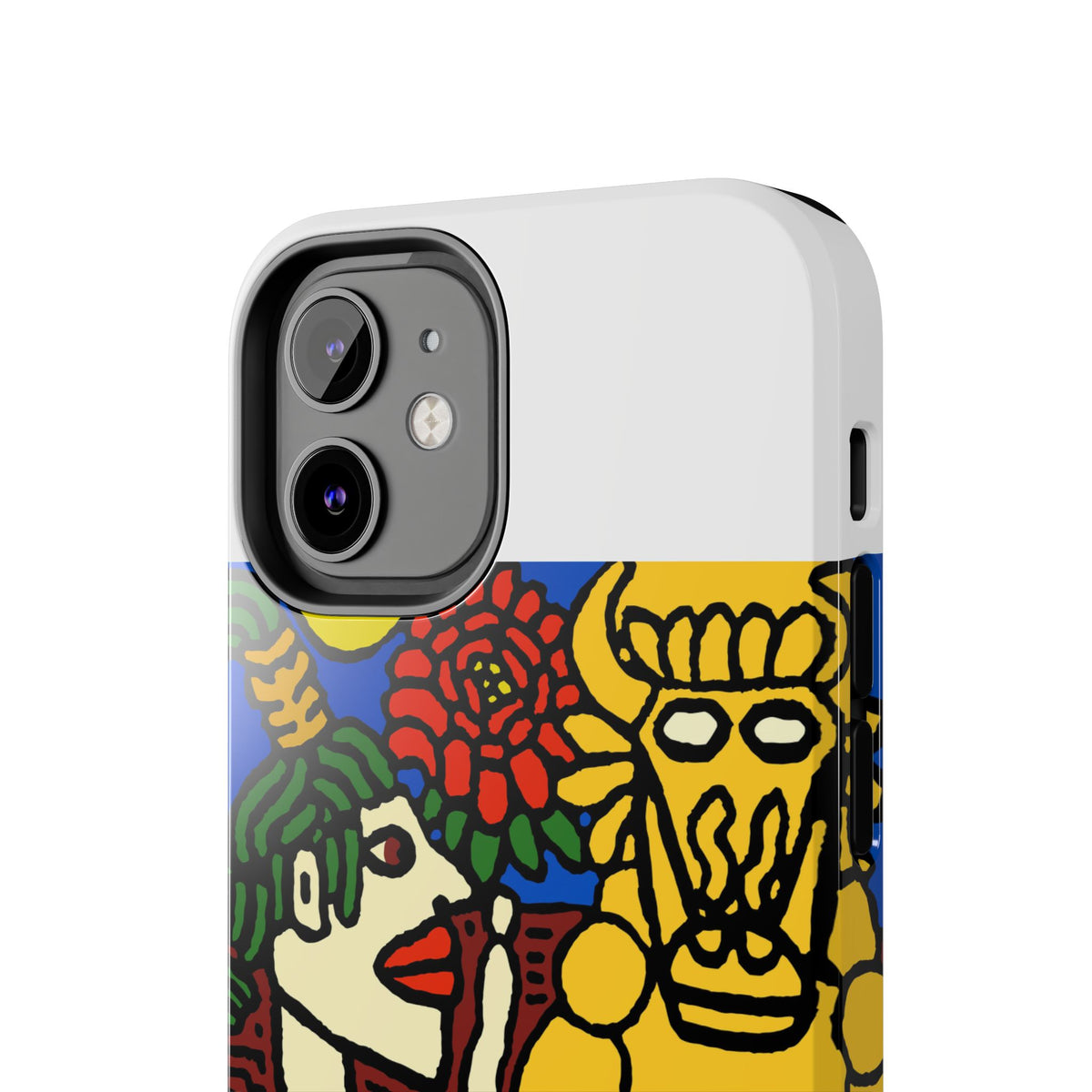 The warrior hailing the mighty golden dragon Tough Phone Case