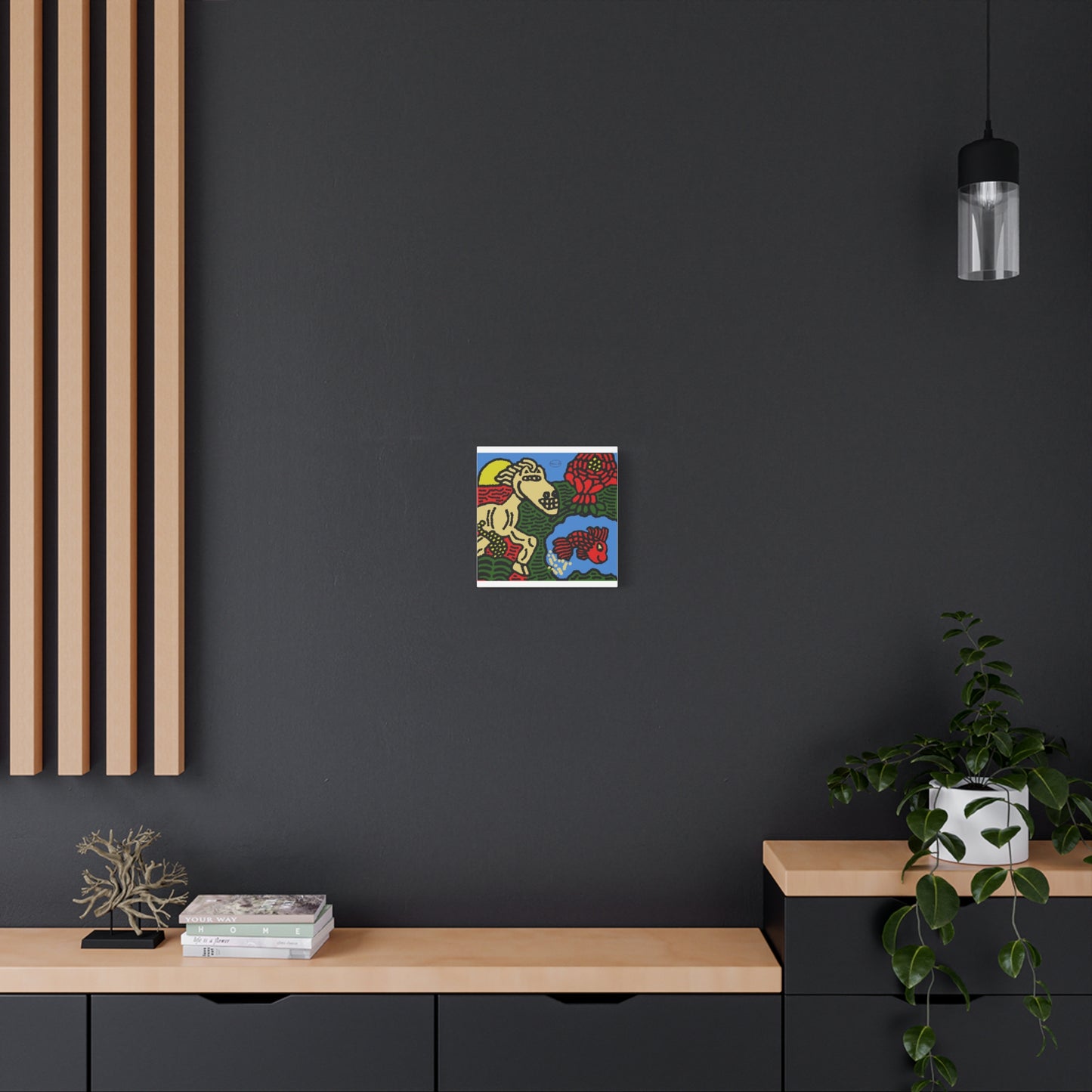 Galloping carefree through life Canvas (Small)