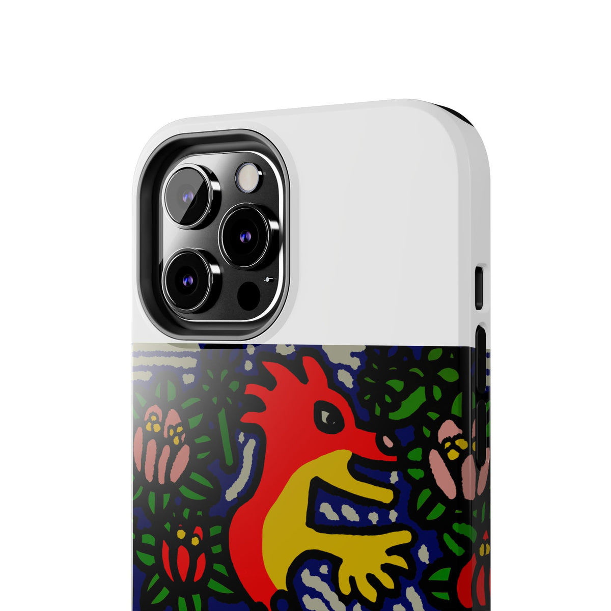Breaking through the surface of a lotus pond Tough Phone Case