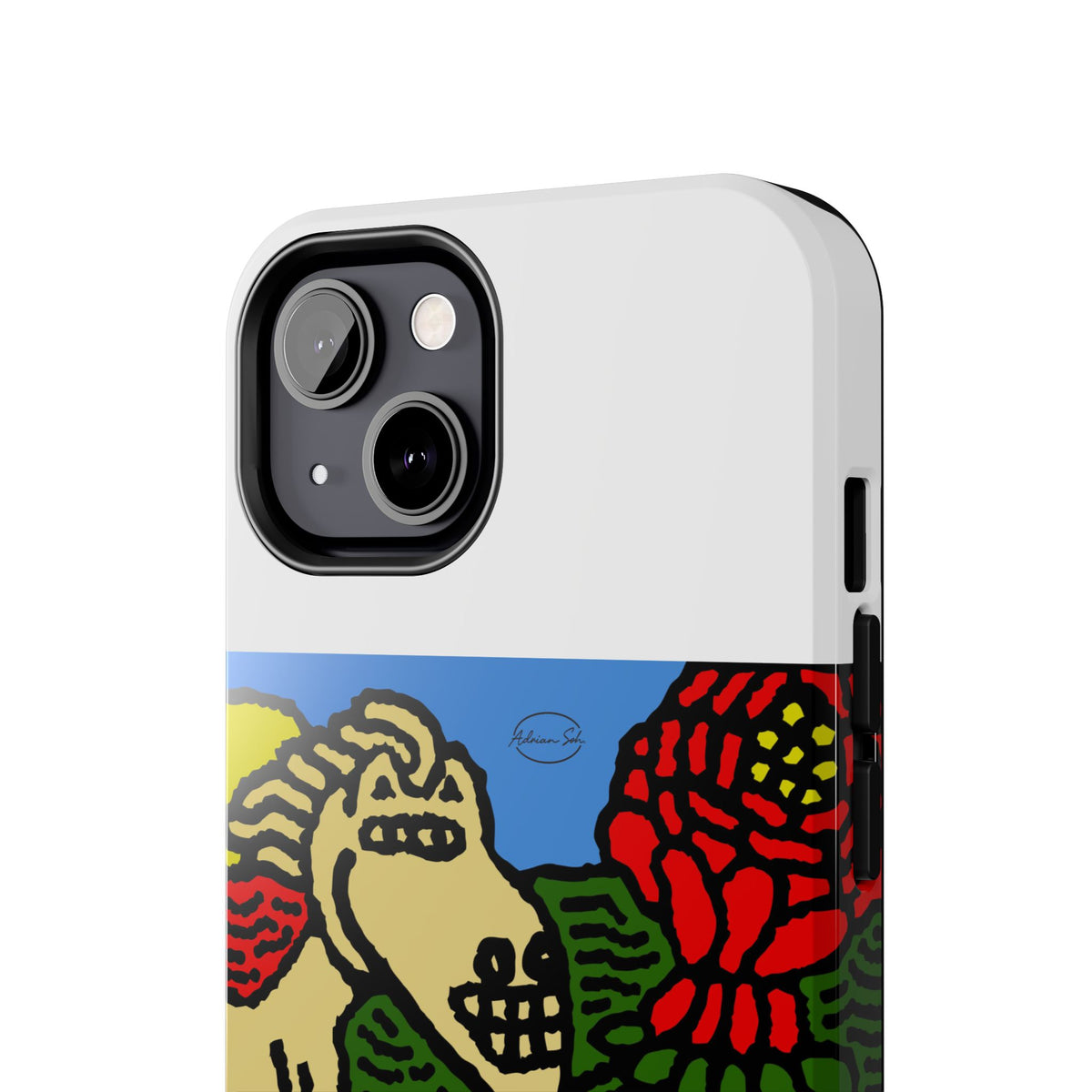 Galloping carefree through life Tough Phone Case