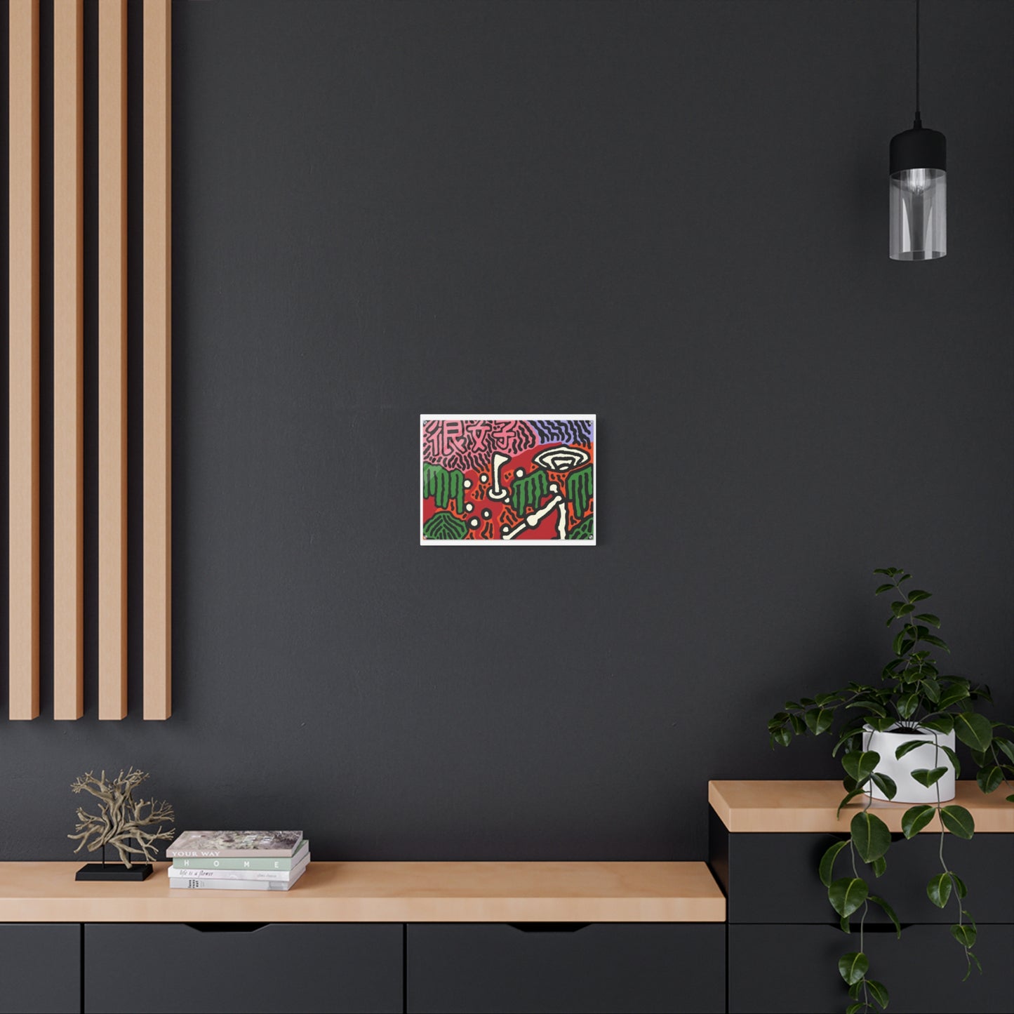 Scoring goals throughout life Canvas (Large)