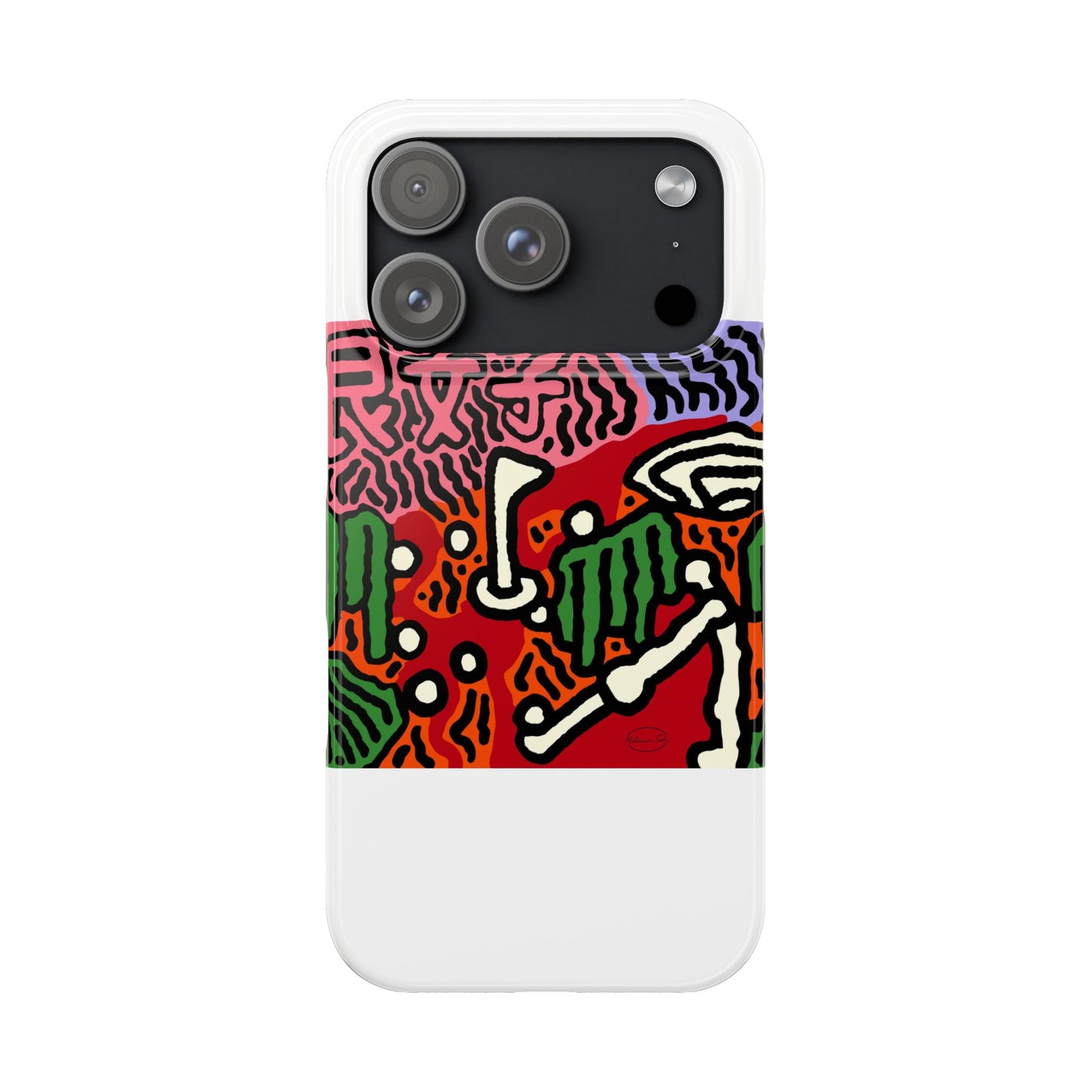 Hitting holes in one throughout life Slim Phone Case