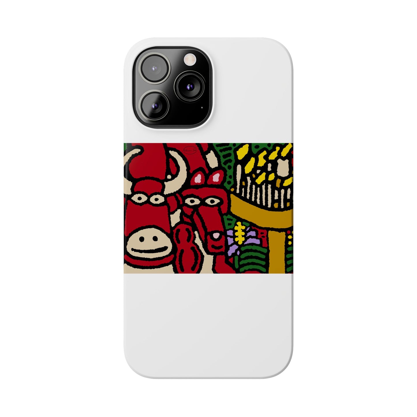 Going blessed by light together Slim Phone Case