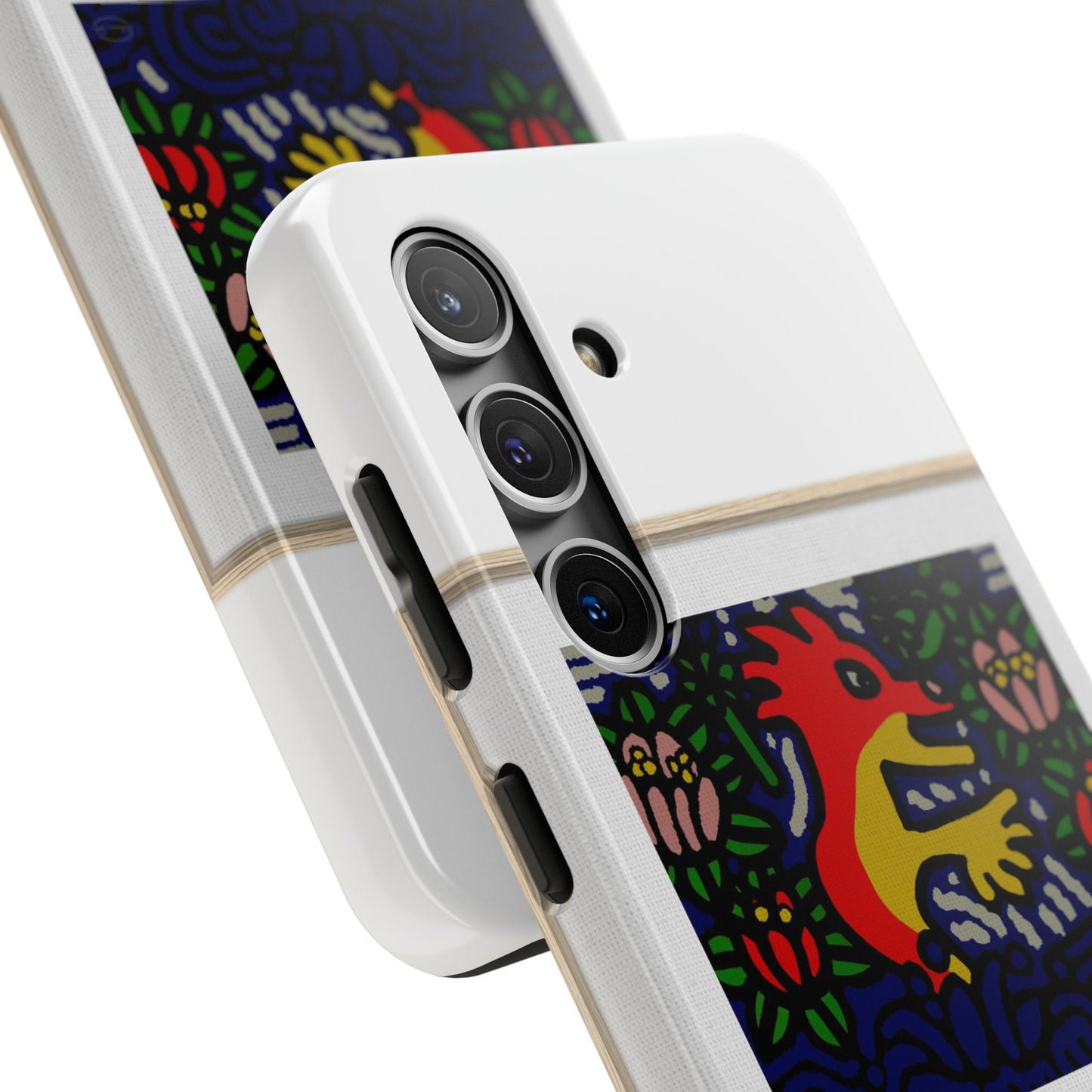 Breaking through the surface of a lotus pond Tough Phone Case