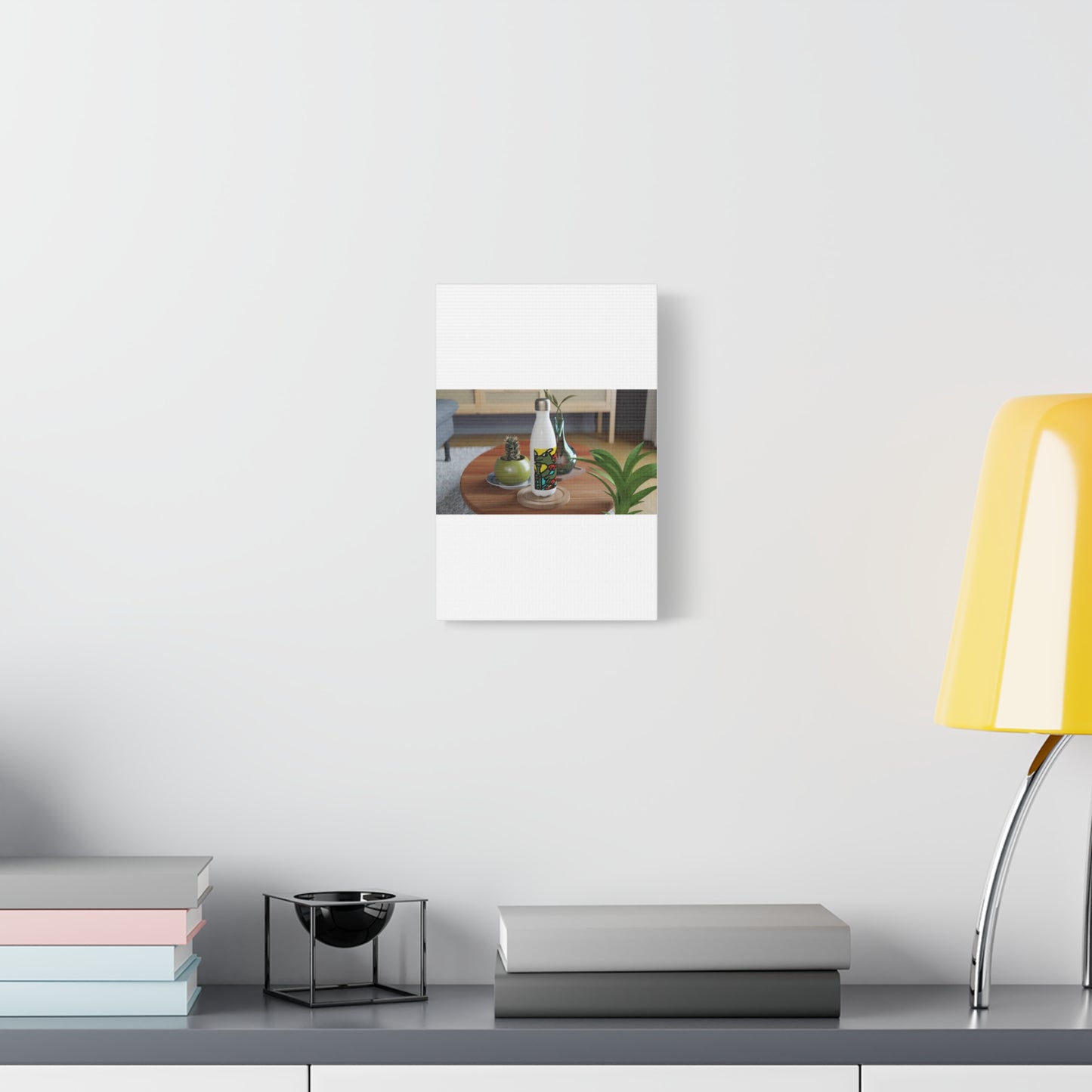 Two dragons enjoying a feast together Canvas (Small)
