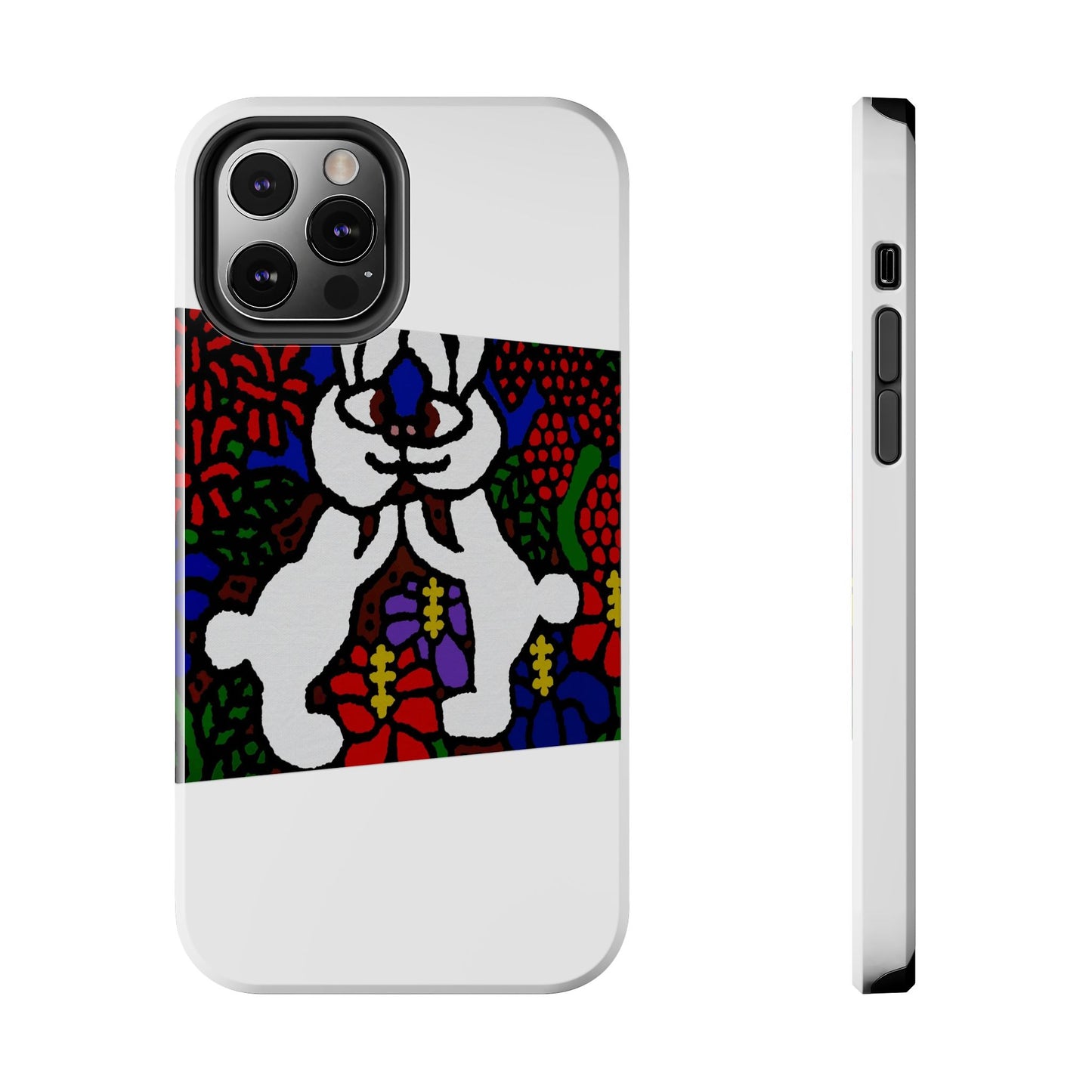 Bunnies in love Tough Phone Case