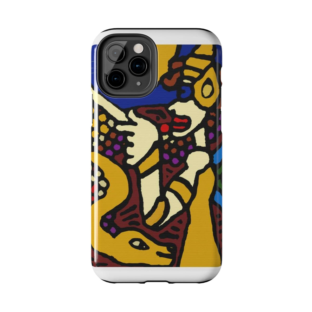 The golden snake being blessed by the fairy Tough Phone Case