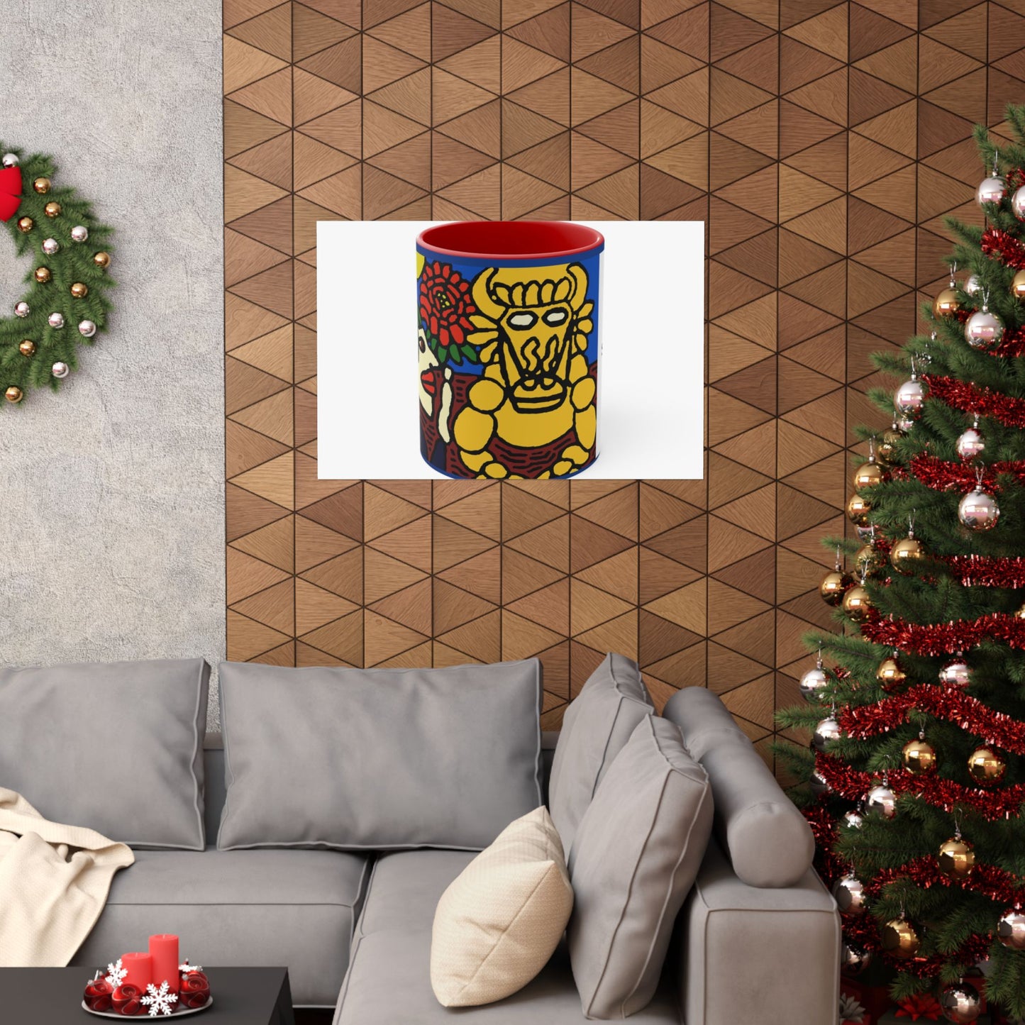 The warrior hailing the mighty golden dragon Matte Poster Horizontal (Large)