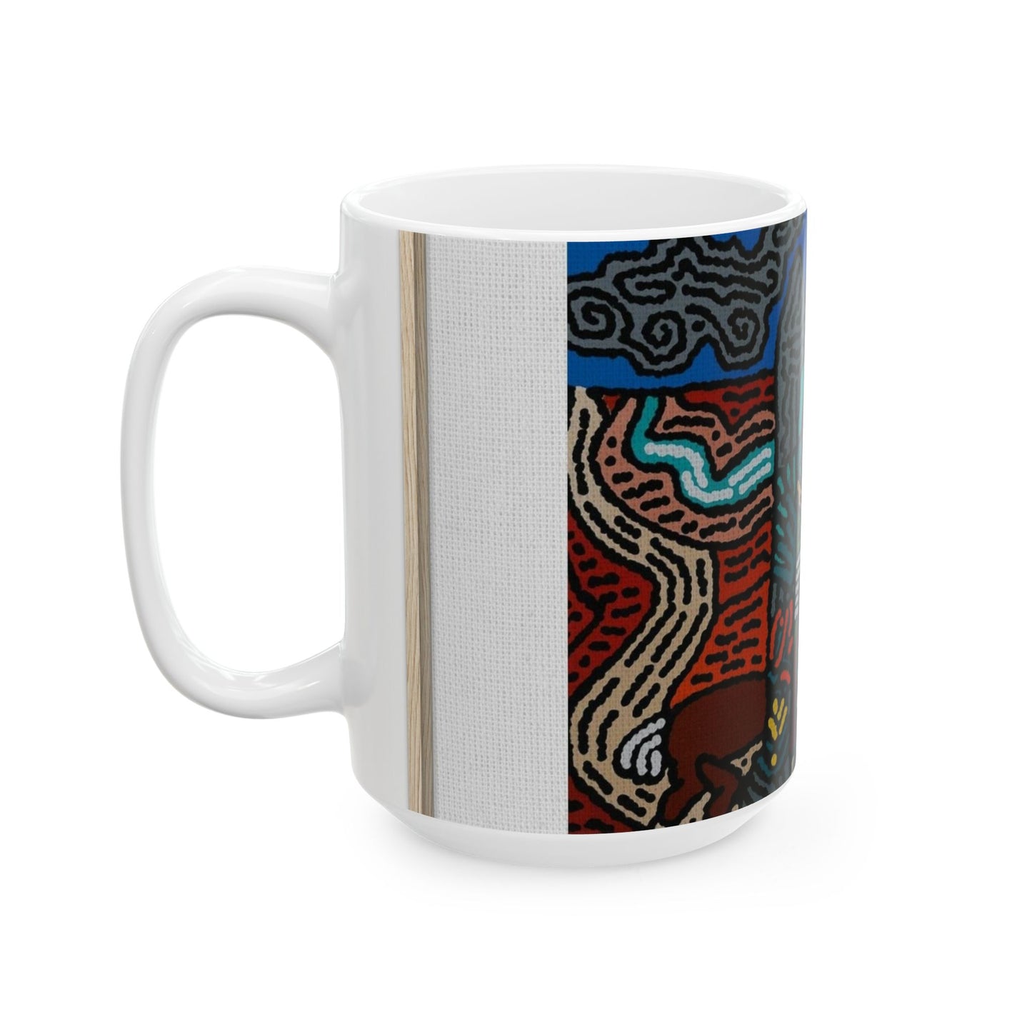 Road to a Sanctuary and Oasis Ceramic Mug