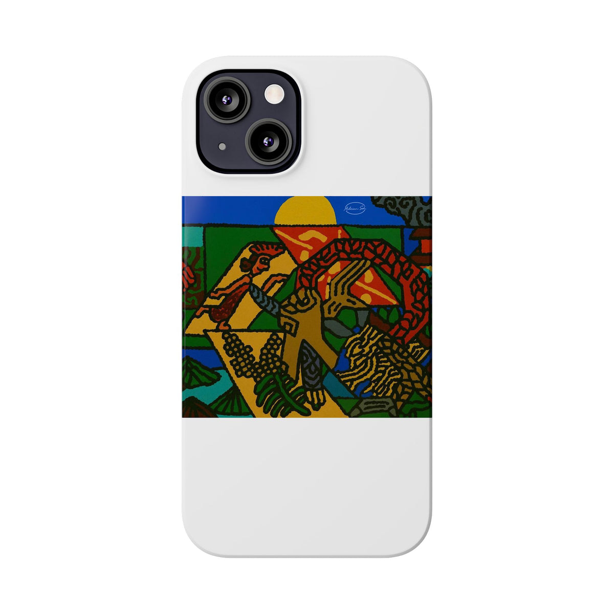 Drawing your own destiny Slim Phone Case