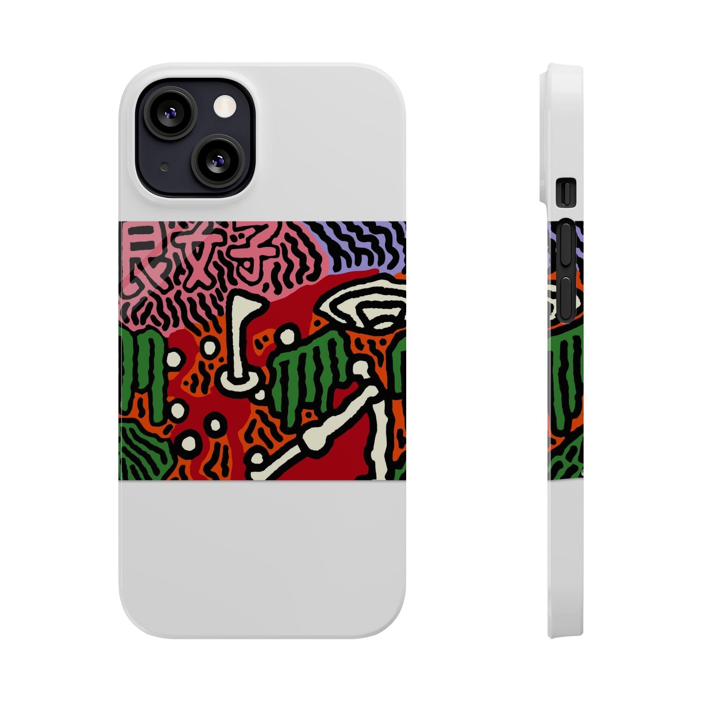 Scoring goals throughout life Slim Phone Case