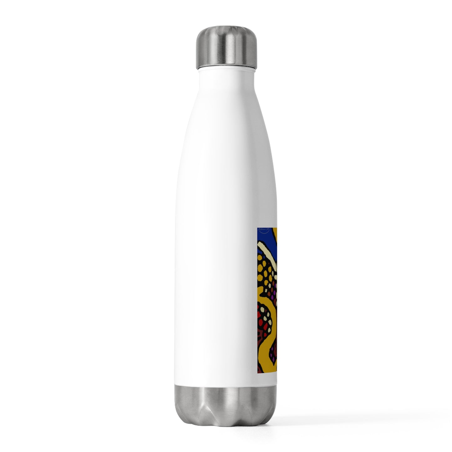 The golden snake being blessed by the fairy Stainless Steel Water Bottle