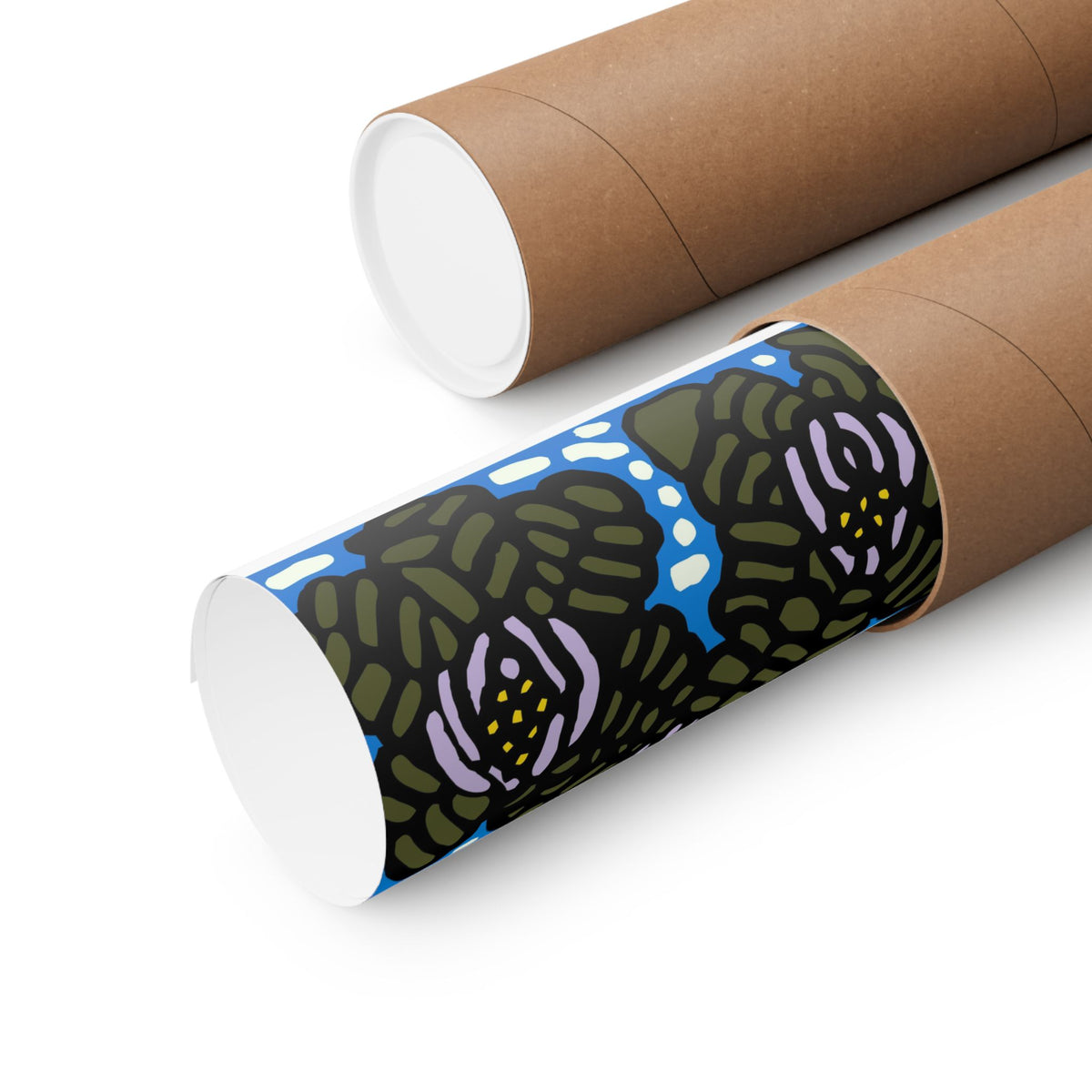 The Sri Lankan water lilies meets the Australian wattle Matte Poster Vertical (Large)
