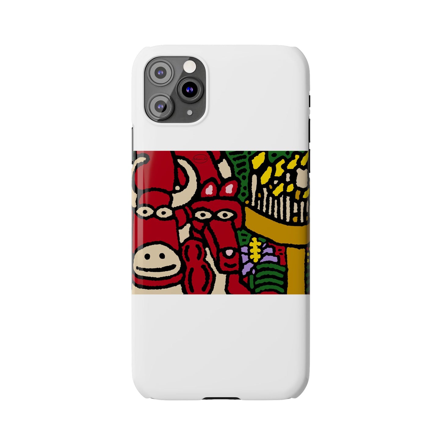 Going blessed by light together Slim Phone Case