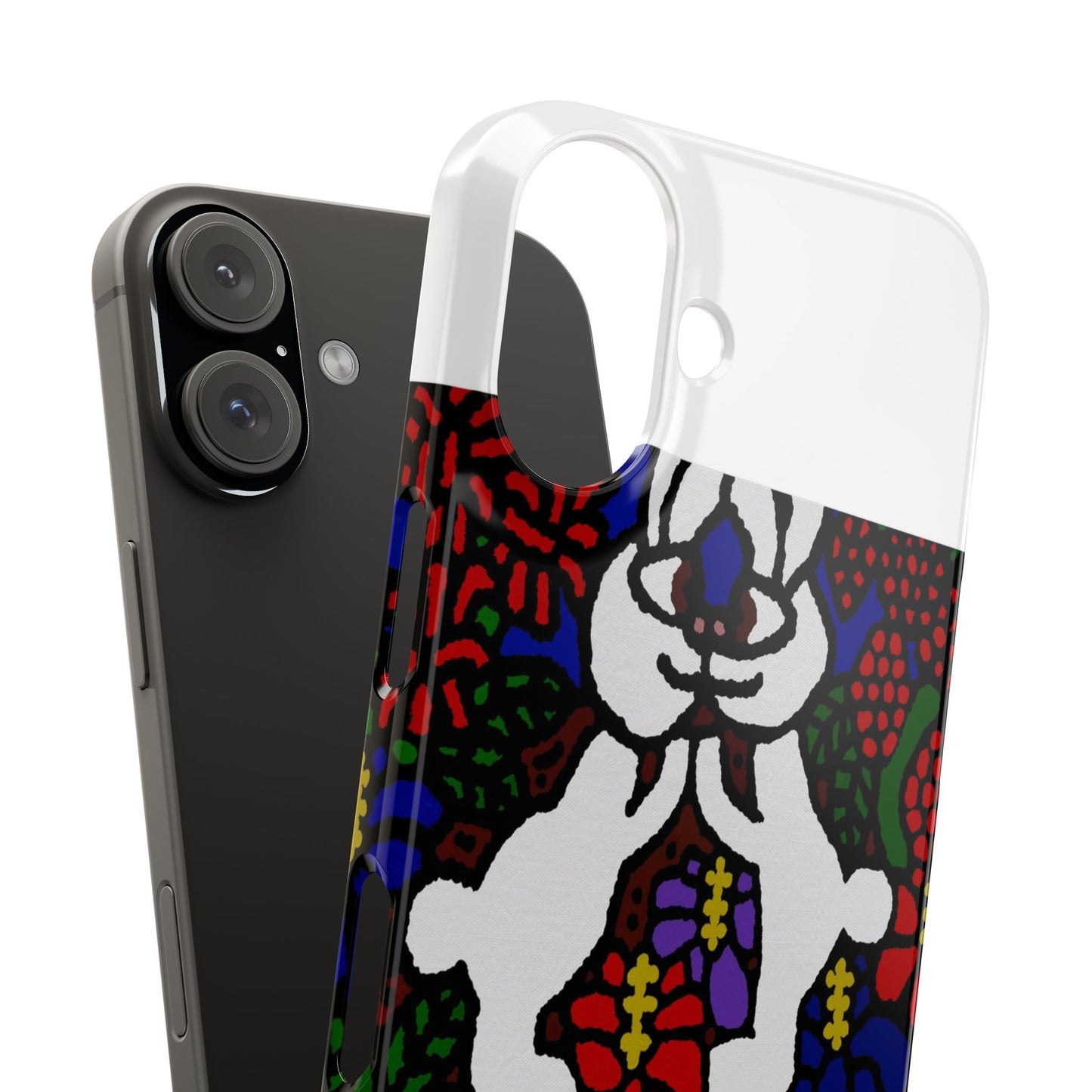 Bunnies in love Slim Phone Case